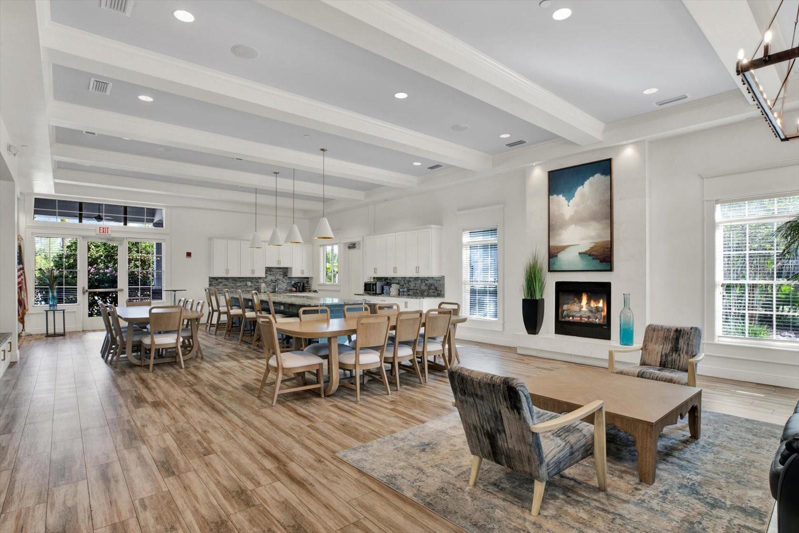 Clubhouse space is available for private events