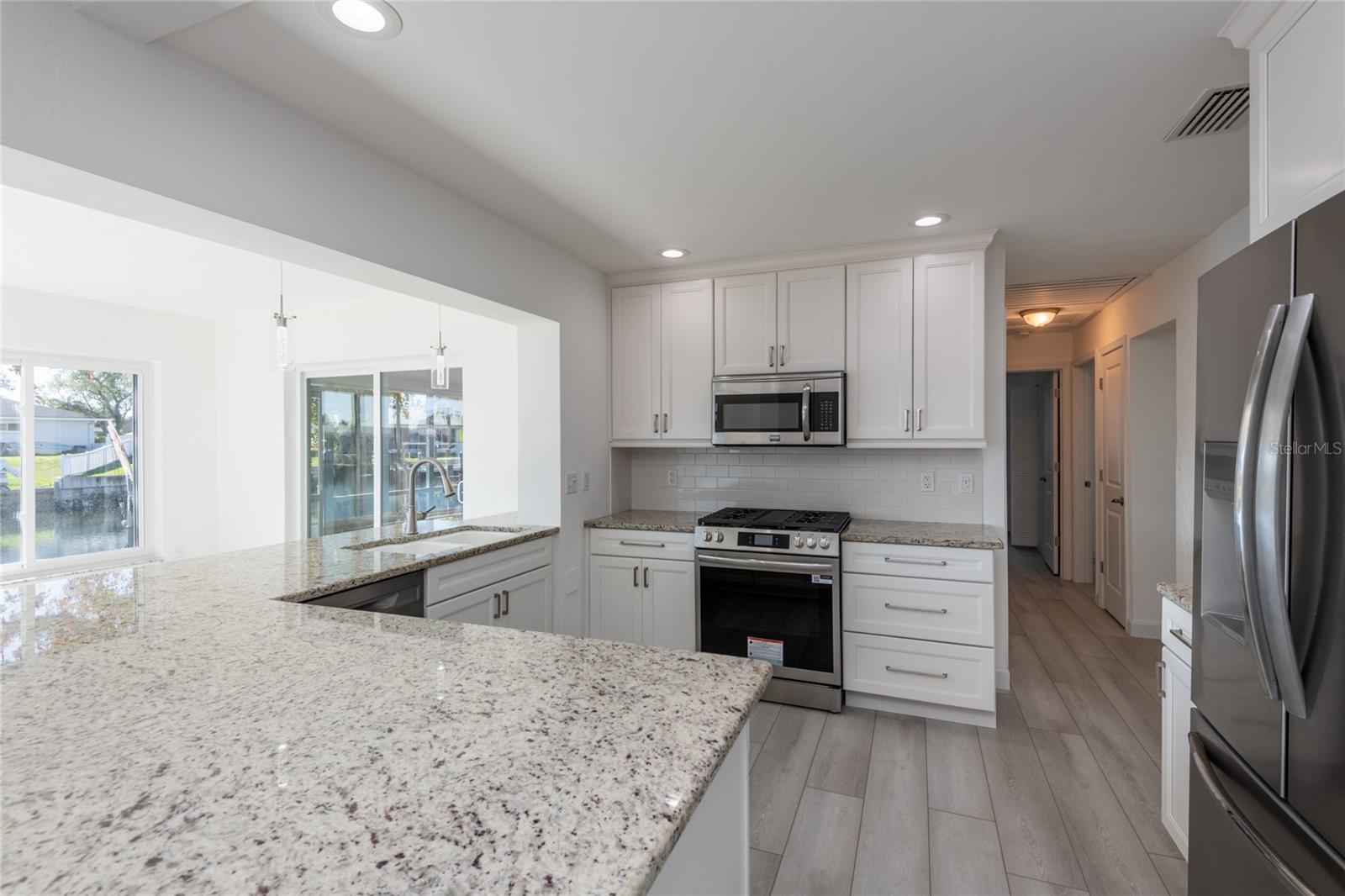 Brand new stainless steel appliances