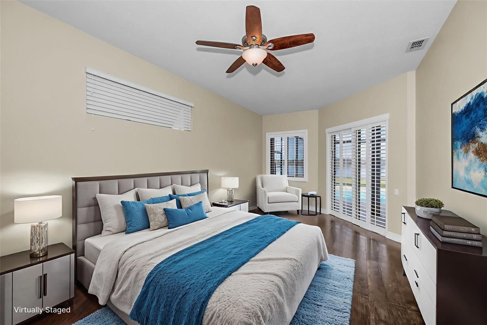 Primary Bedroom (Virtually staged)