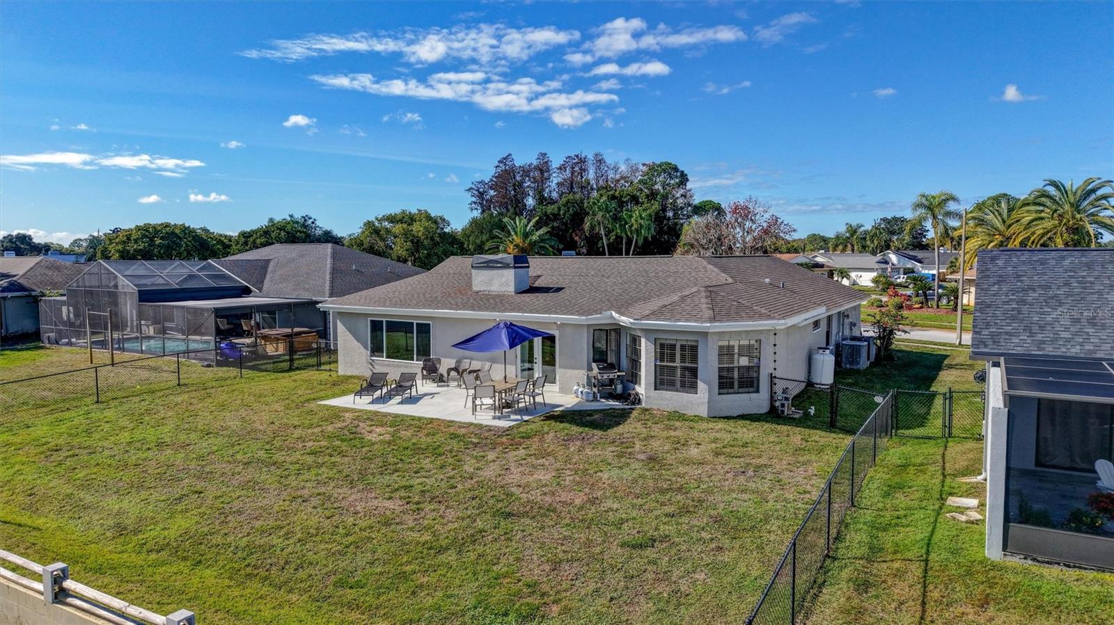 Enjoy the huge backyard!