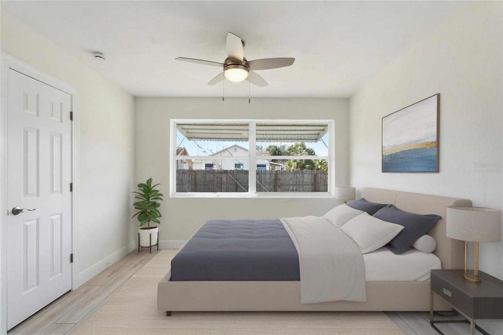 Virtually Staged as bedroom