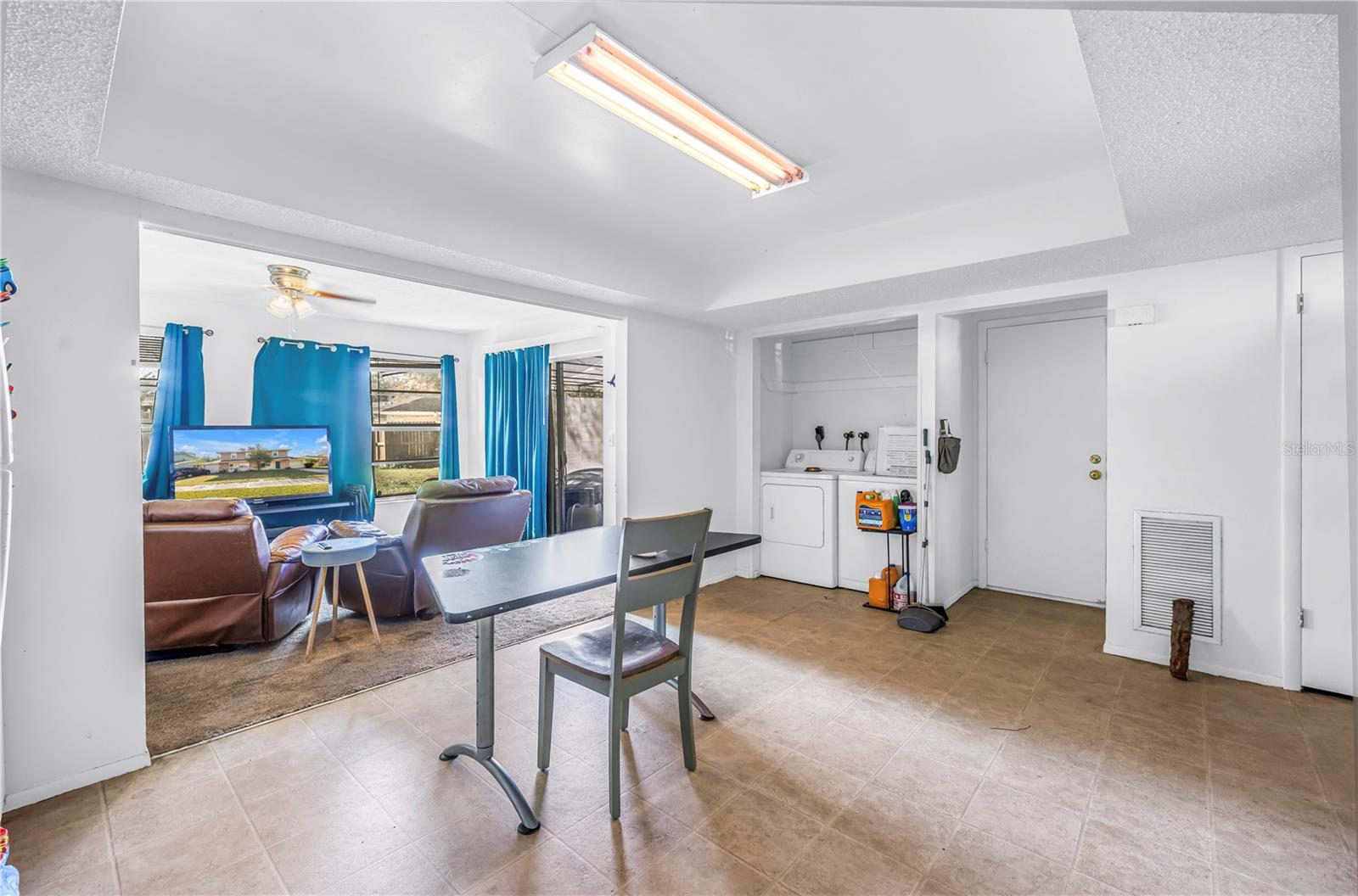 Kitchen & family room