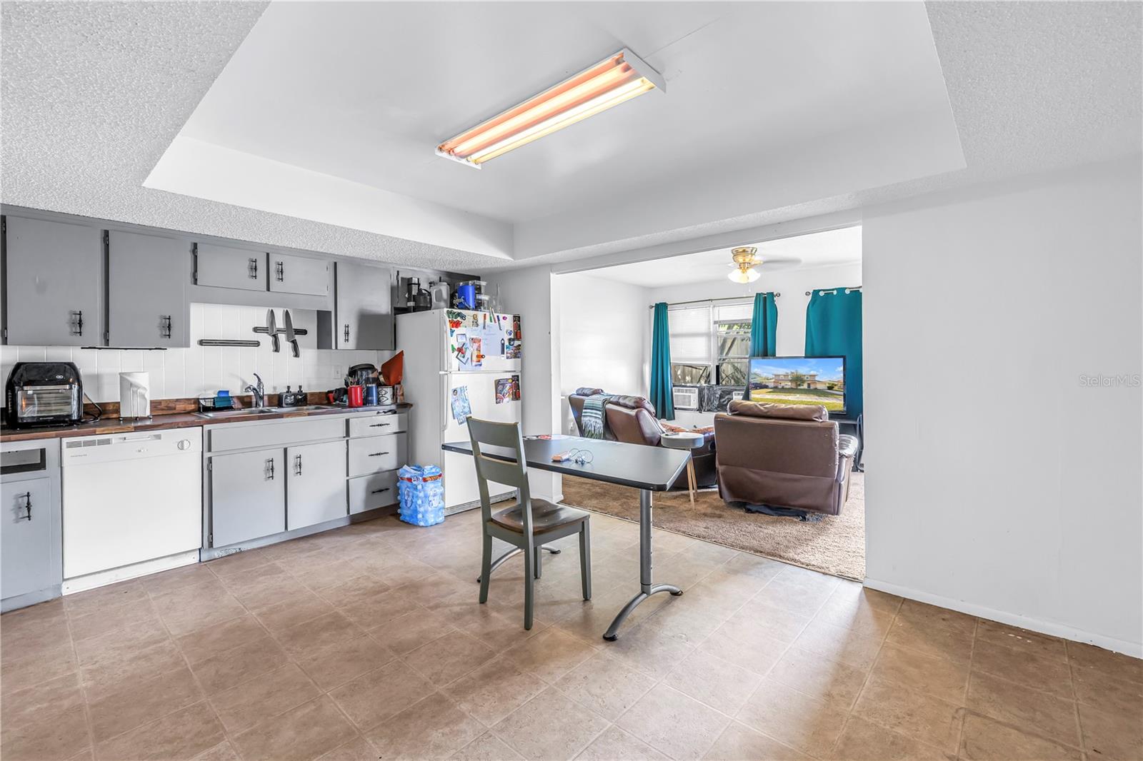 Kitchen & family room