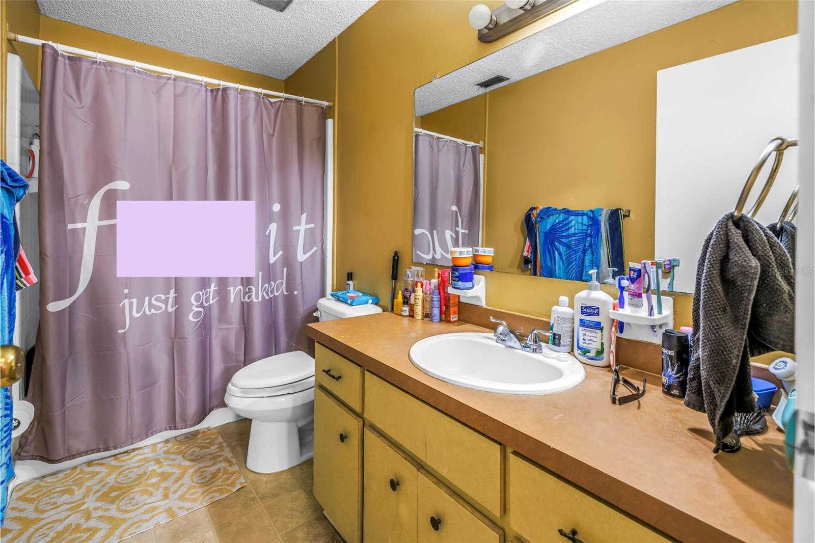 Upstairs full bathroom shared by 3 bedrooms