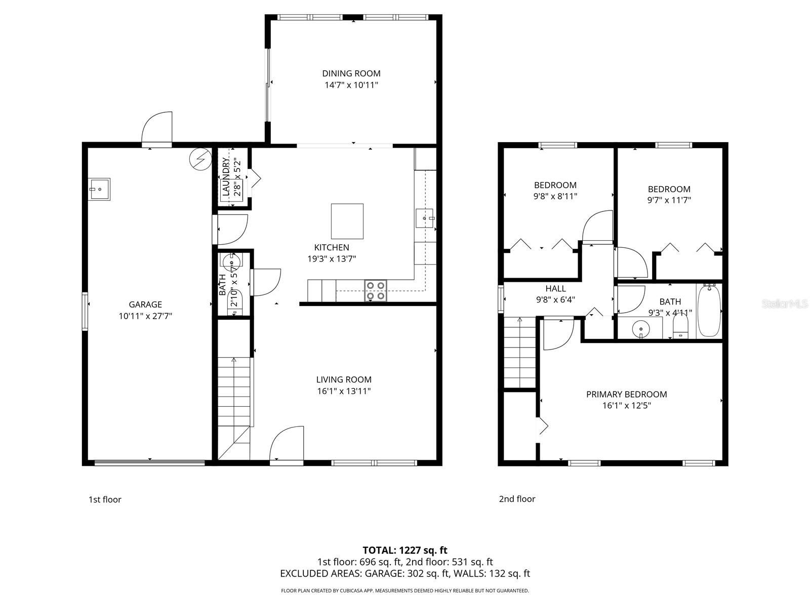 Floor plan 1st & 2nd level