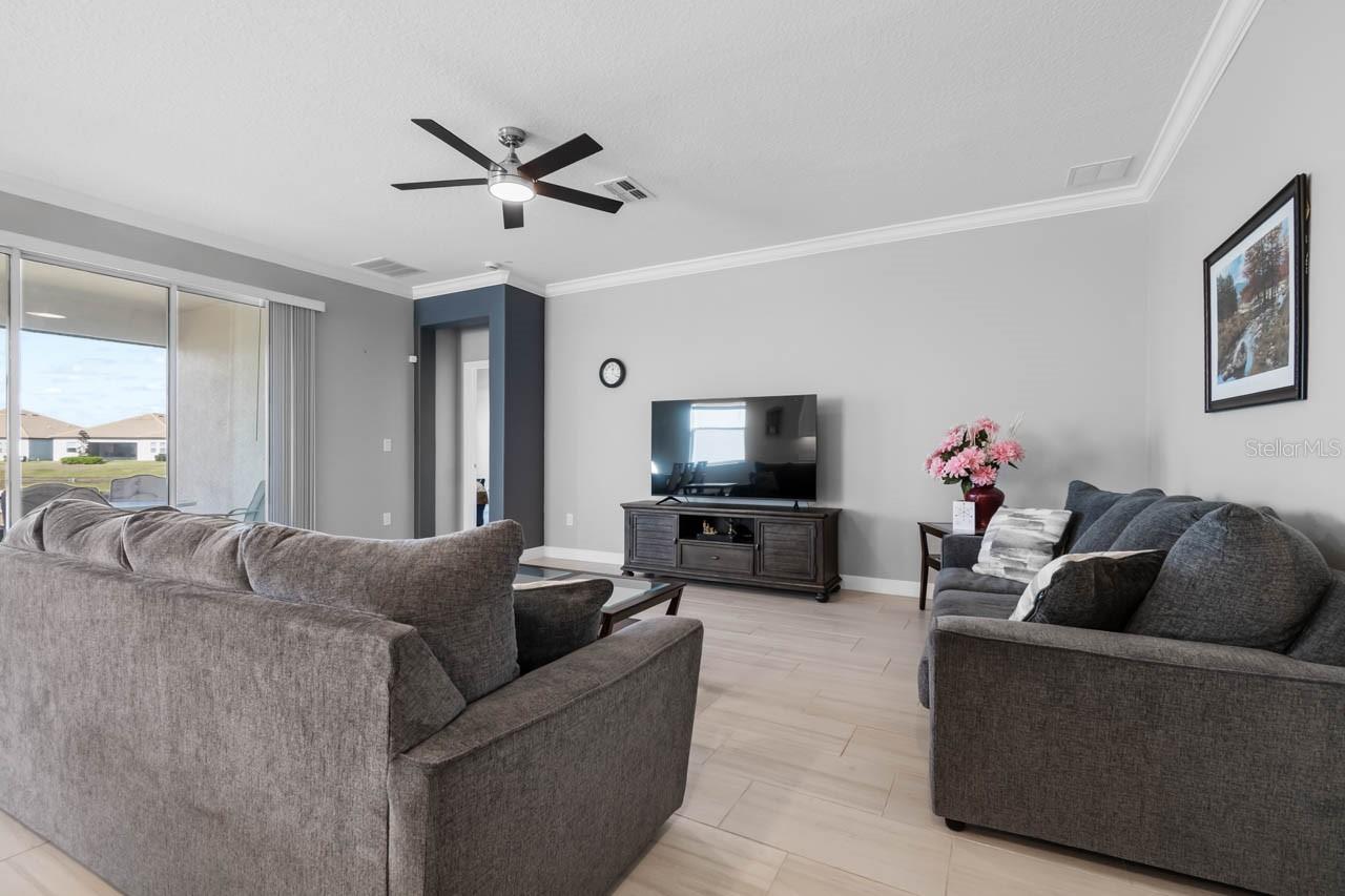 Great Room with Pond View