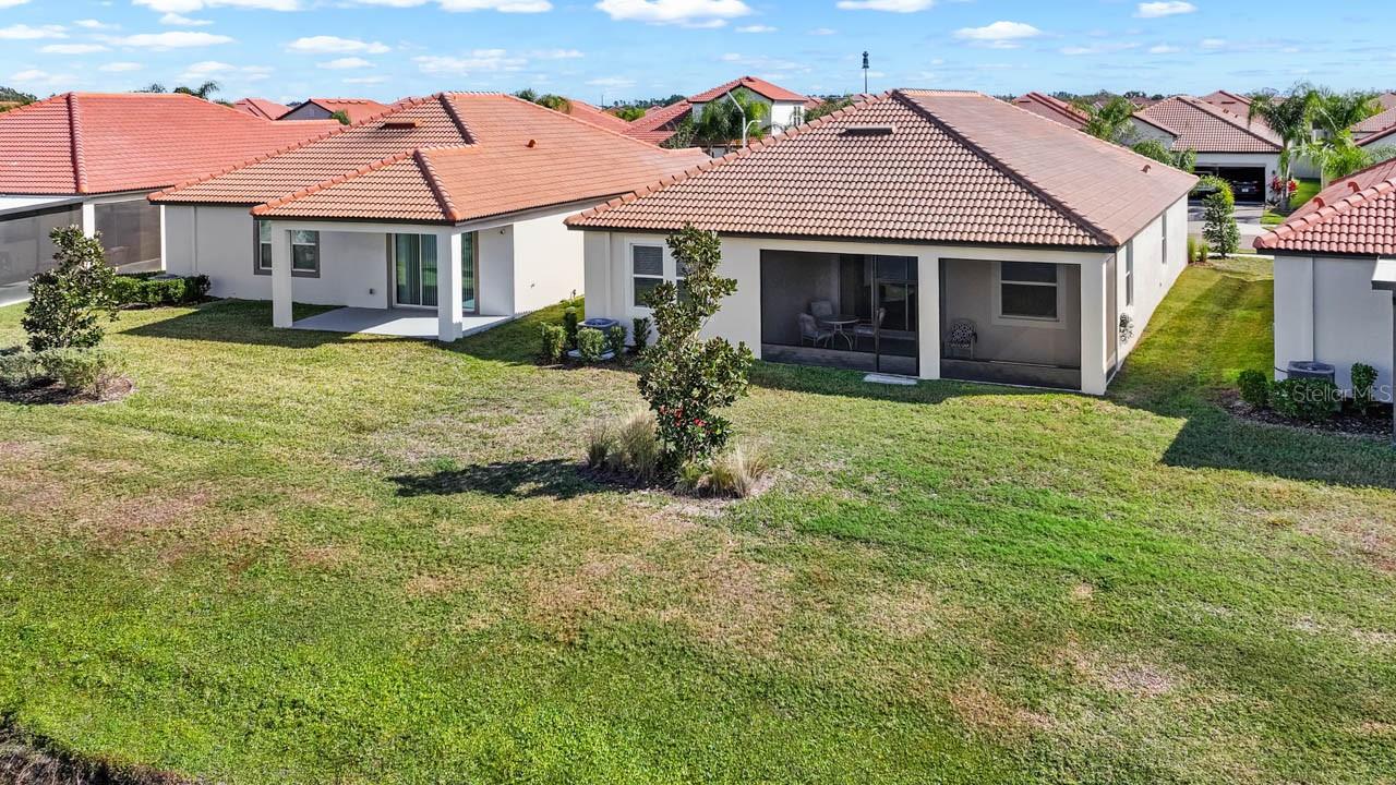 Aerial View Back of Home