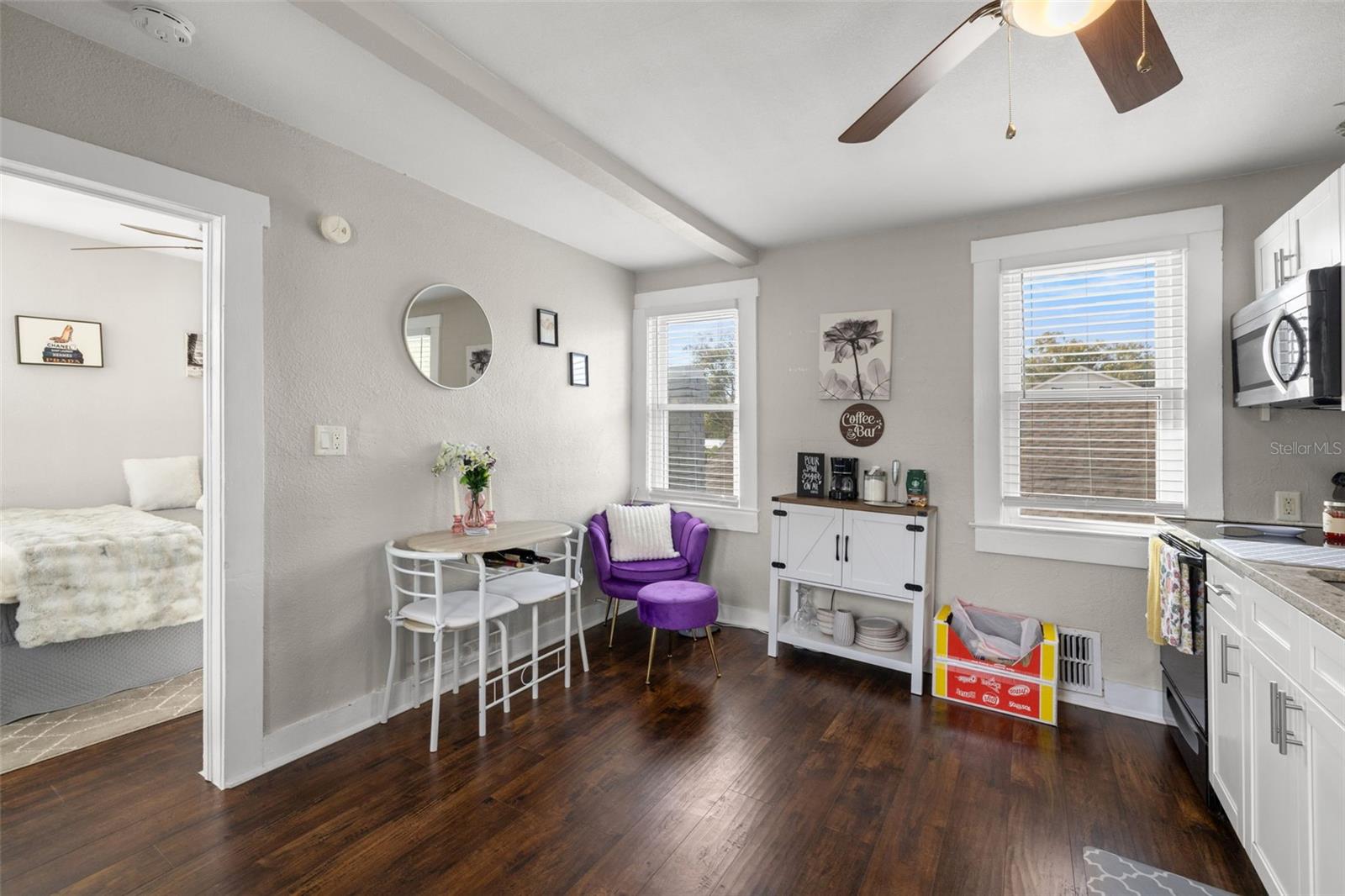 In-law suite living area