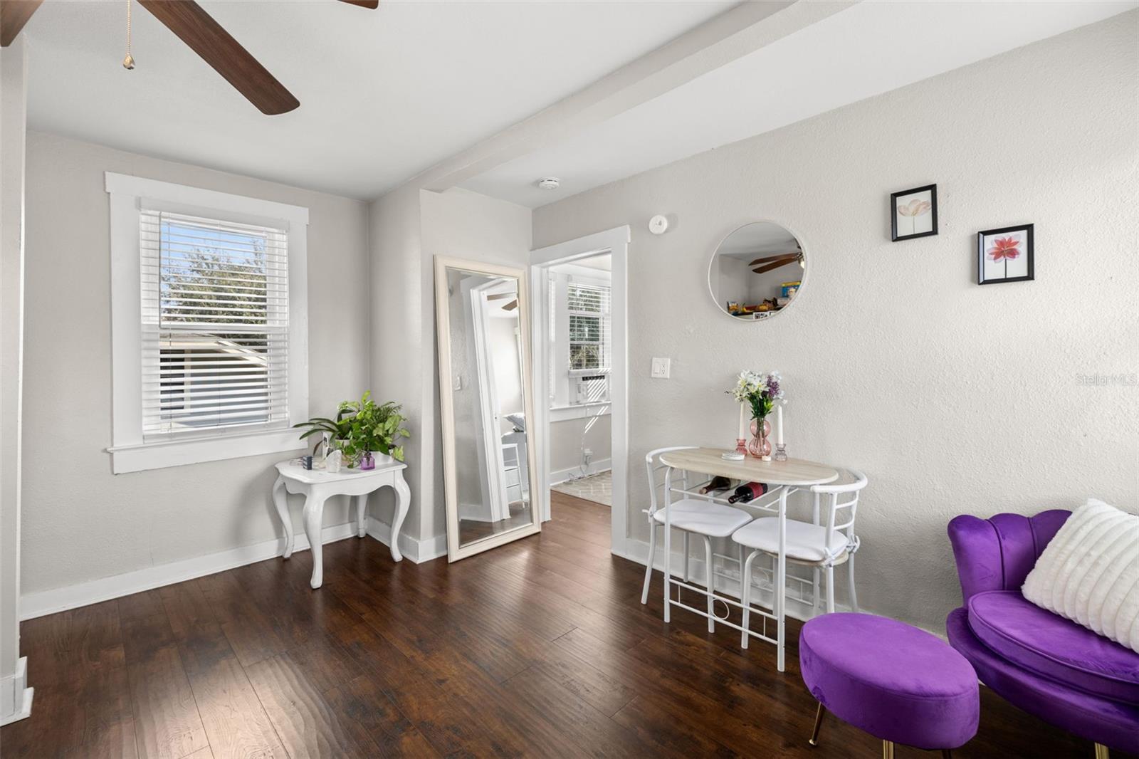 In-law suite living area