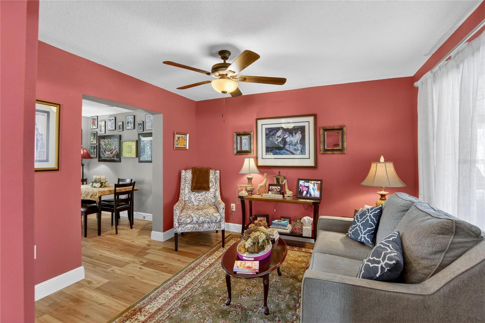 Den space right off of the bar area