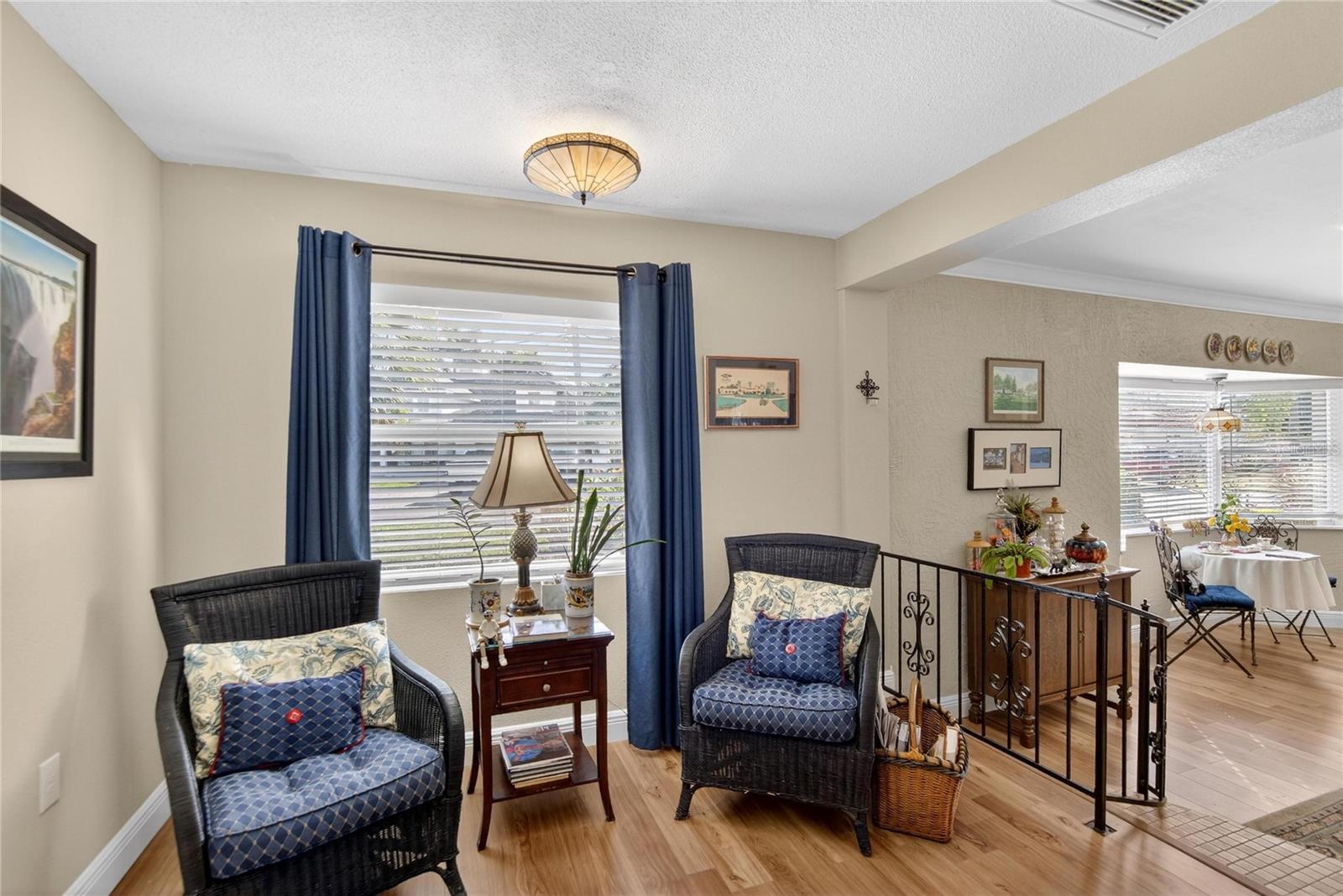 Sitting area off of the Dining Room