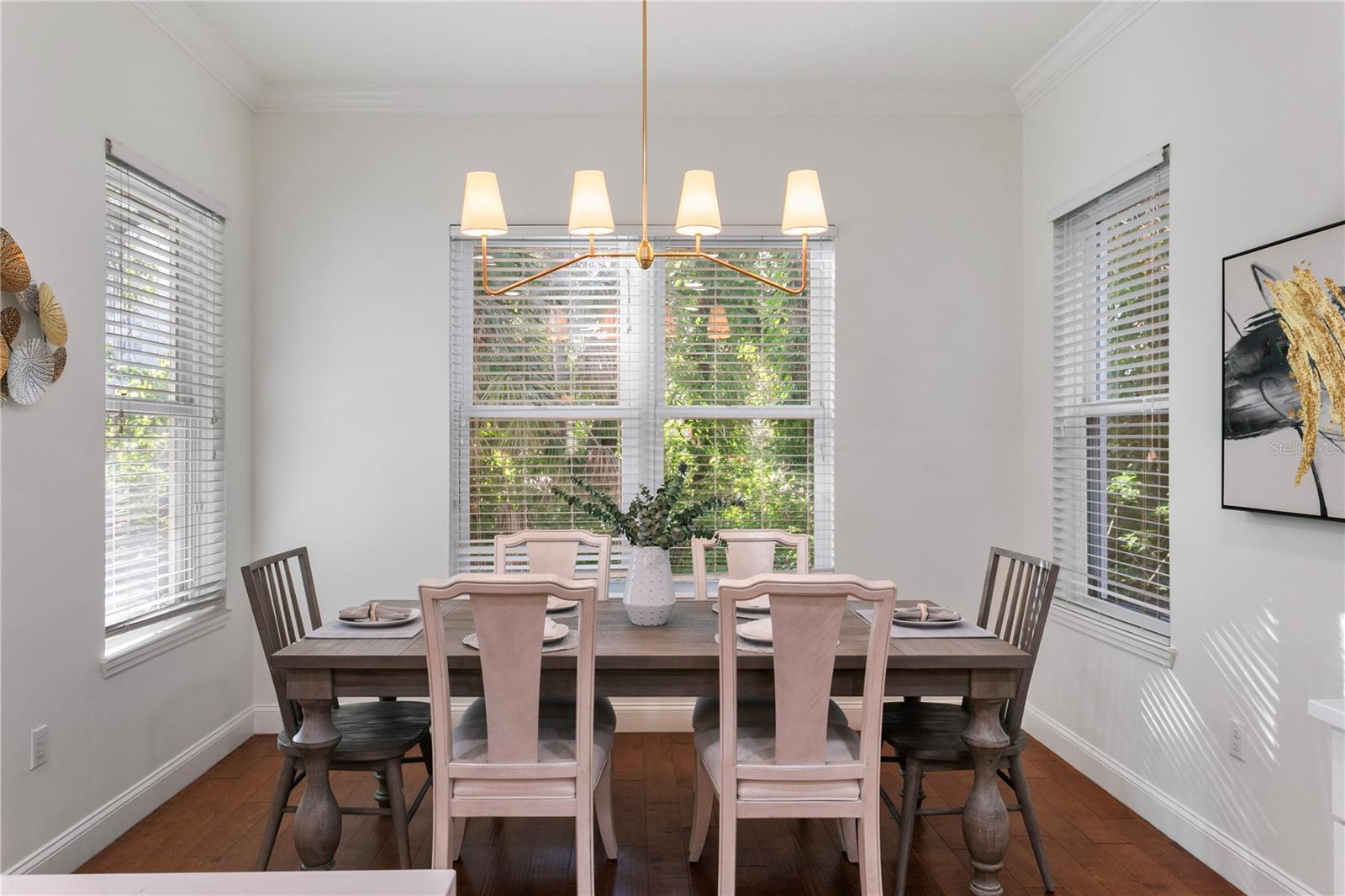 Kitchen features a side area suitable for informal dining