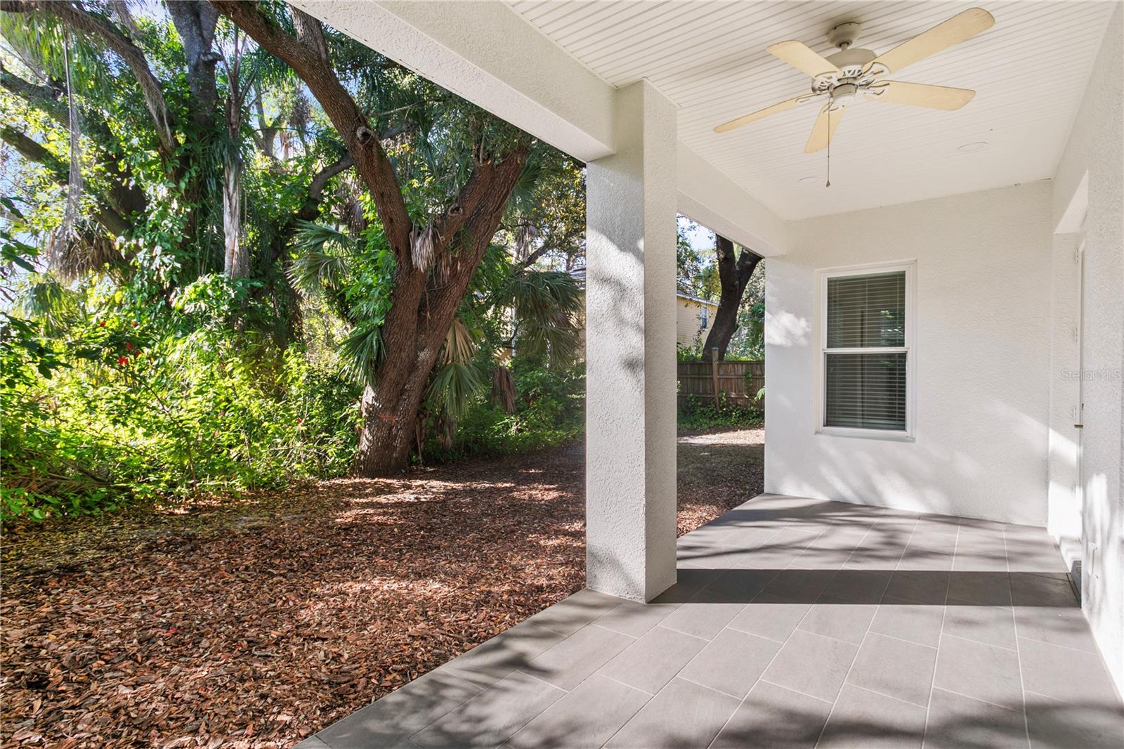 Lanai offers covered outdoor space ideal for grilling and relaxing