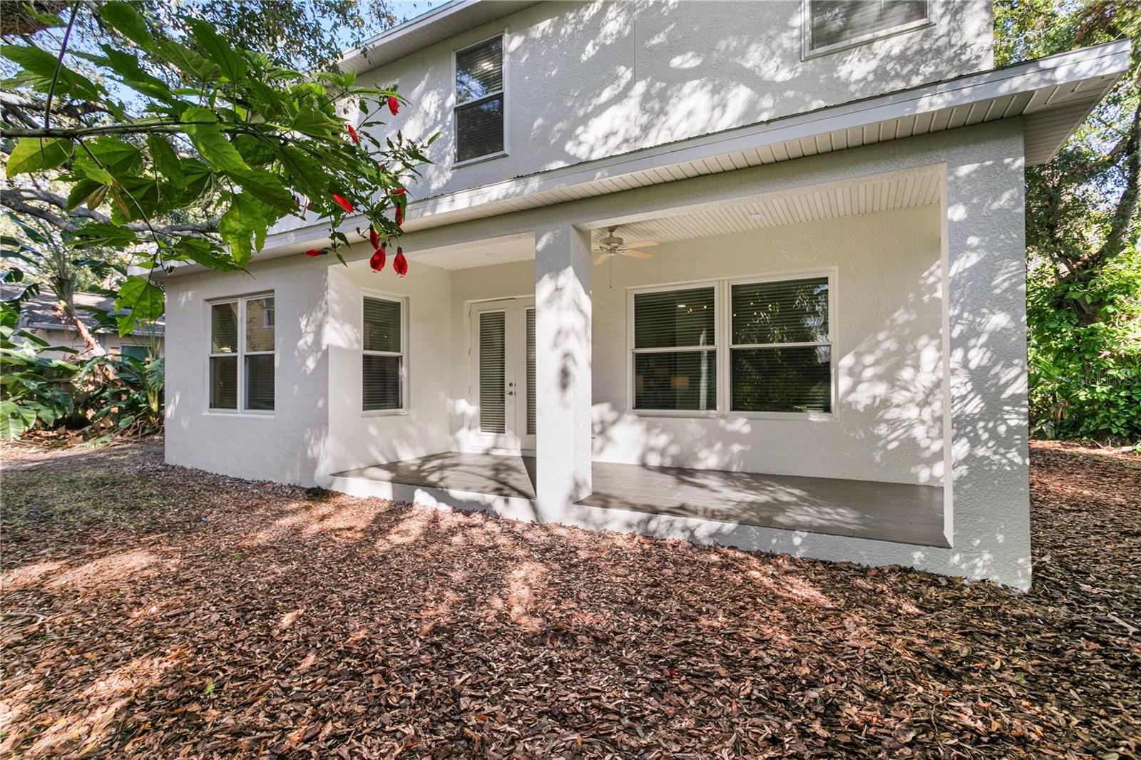 Lanai offers covered outdoor space ideal for grilling and relaxing