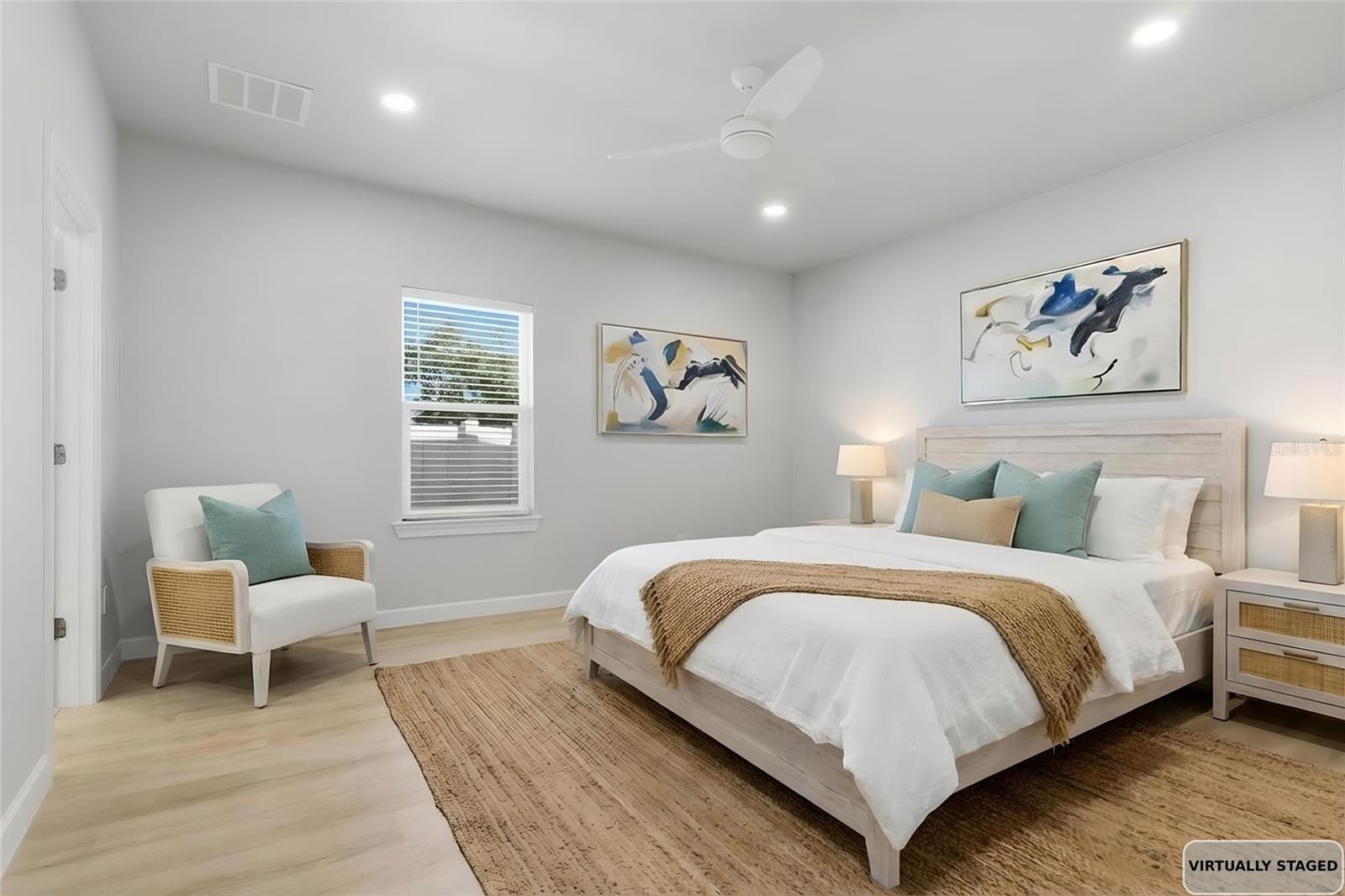 Master Bedroom Staged