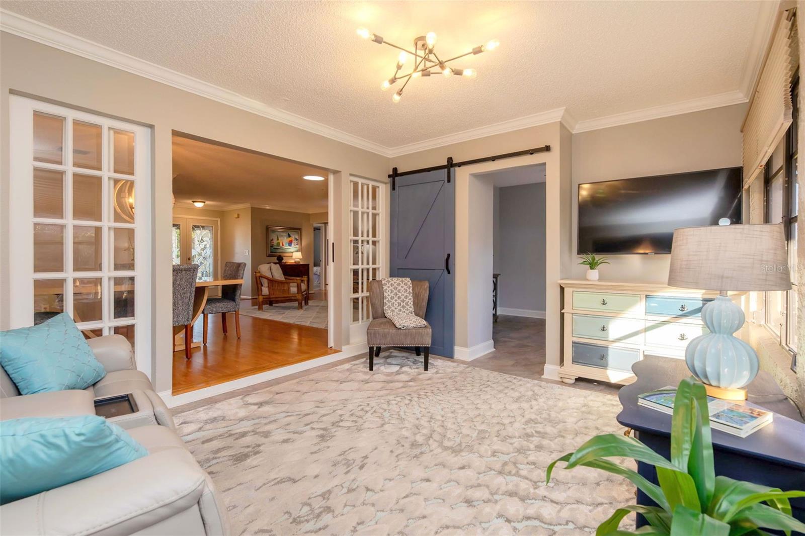 Bedroom 3 is through the door opening at the far end~