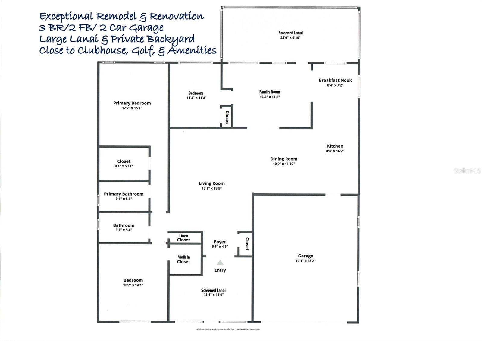 You'll love the remodeled floor plan~