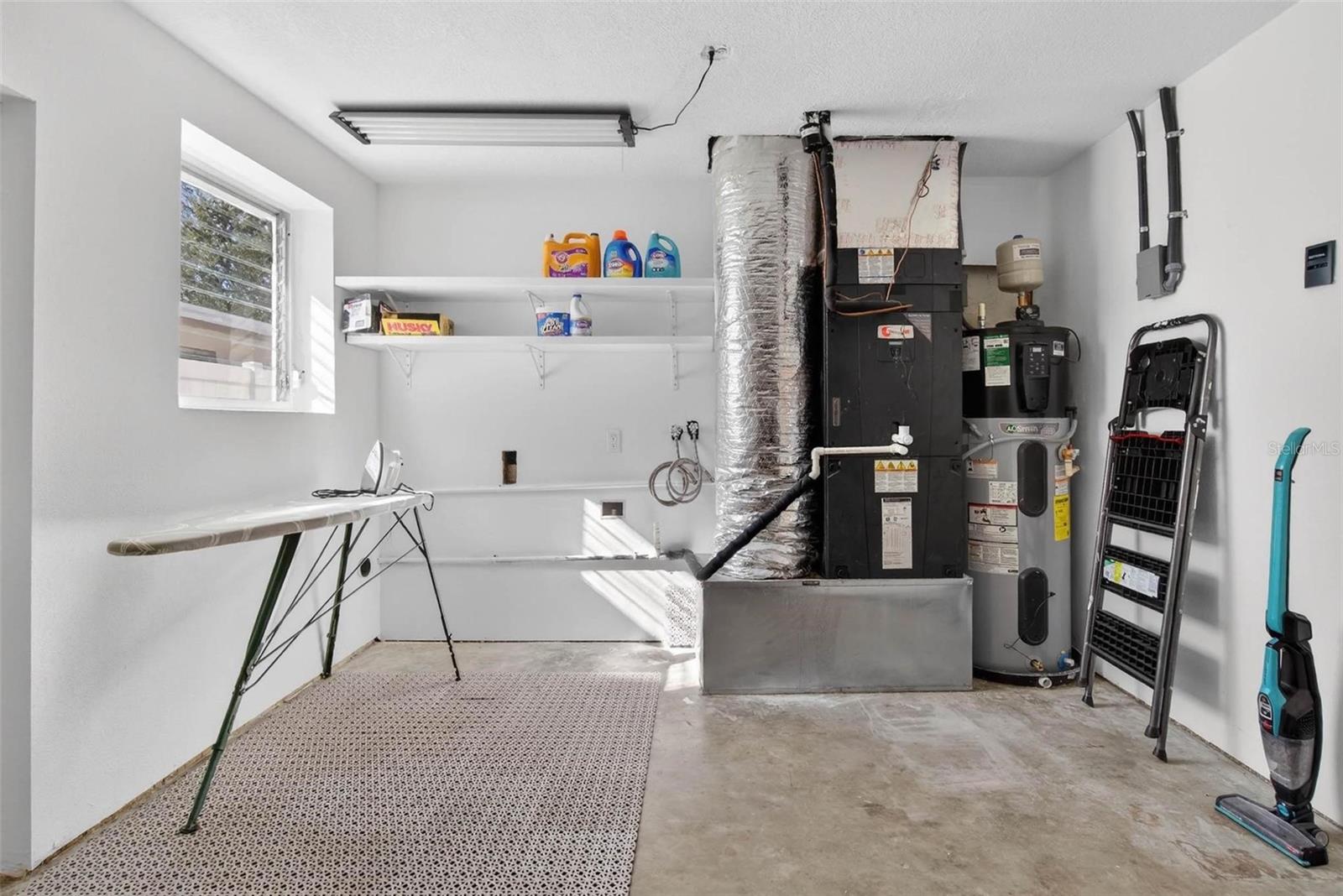 Laundry Area in Garage