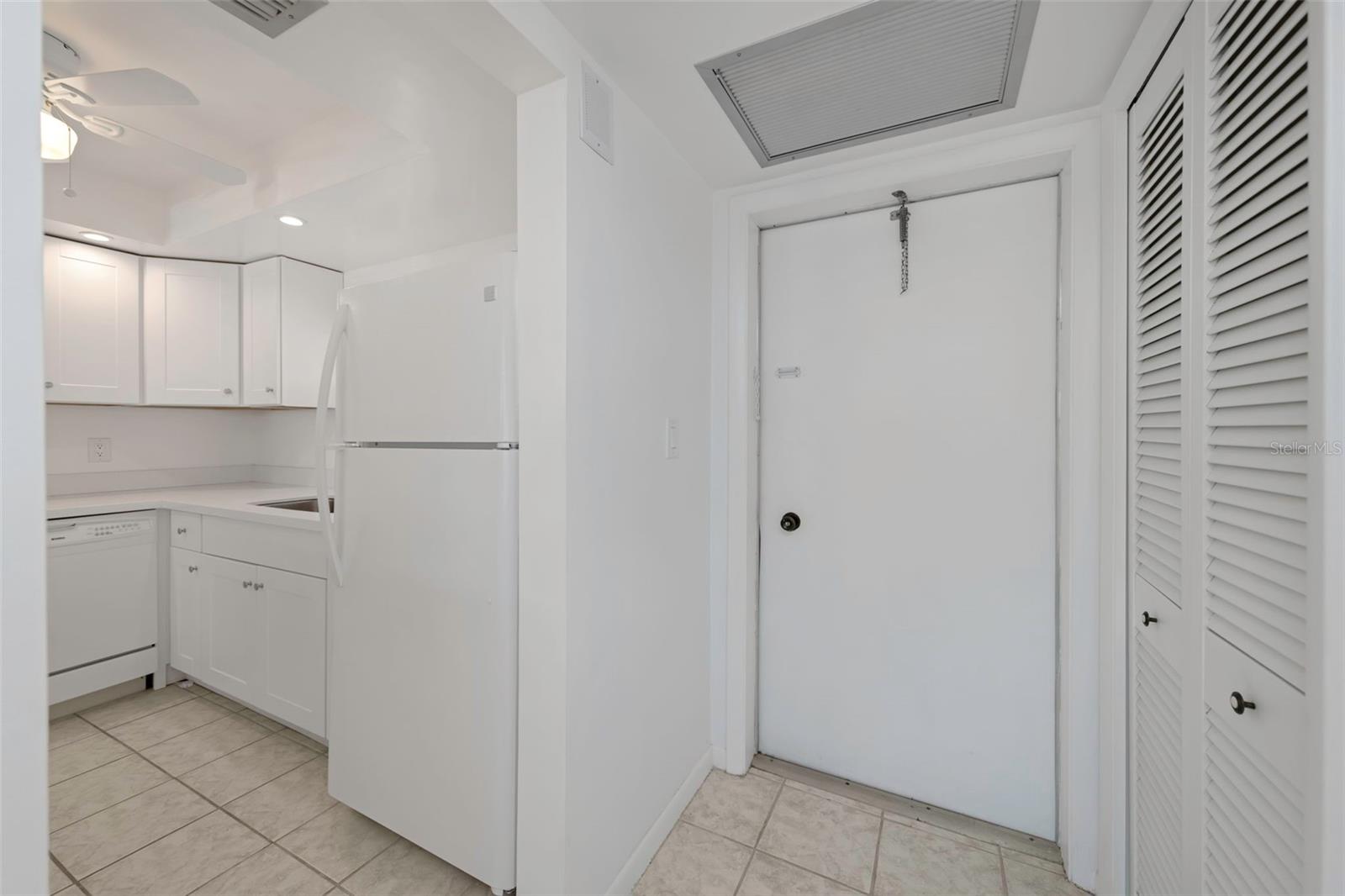 Looking at Front door