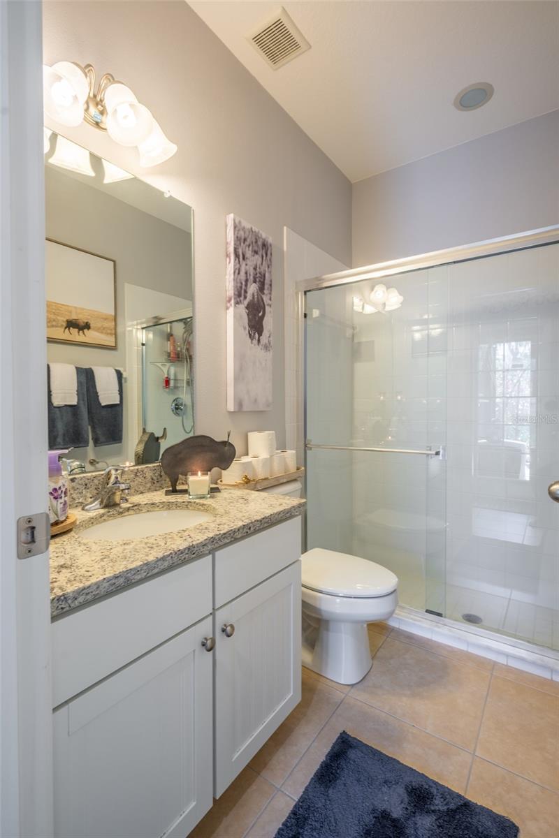 Full bath on 1st floor.