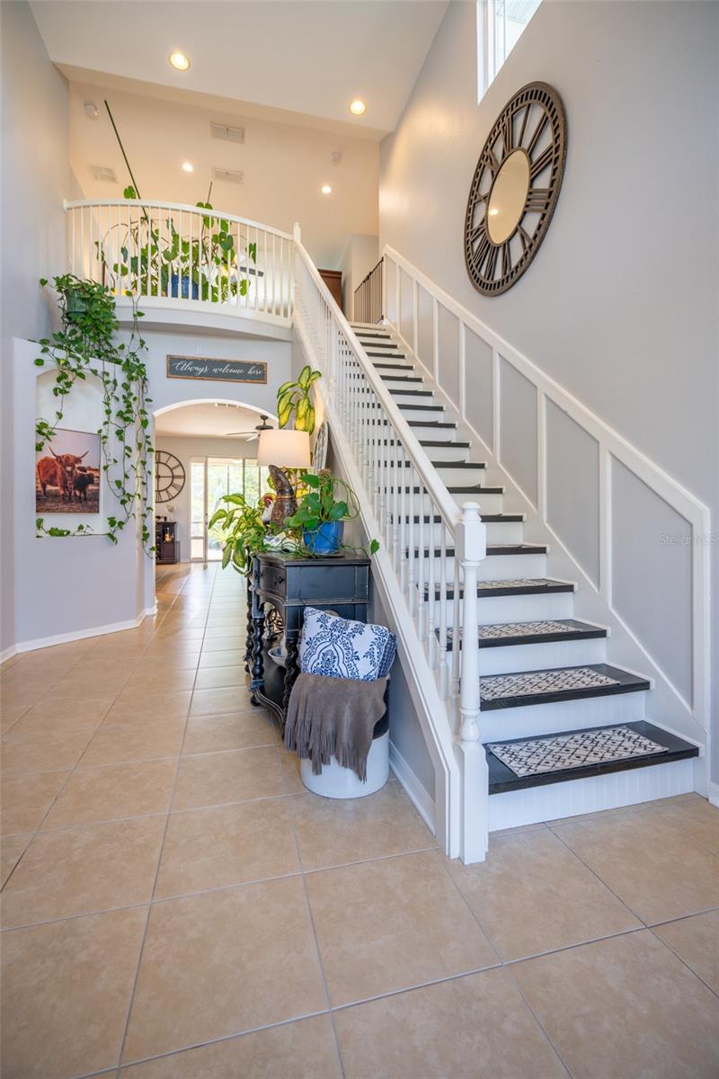 View upon entering the home.