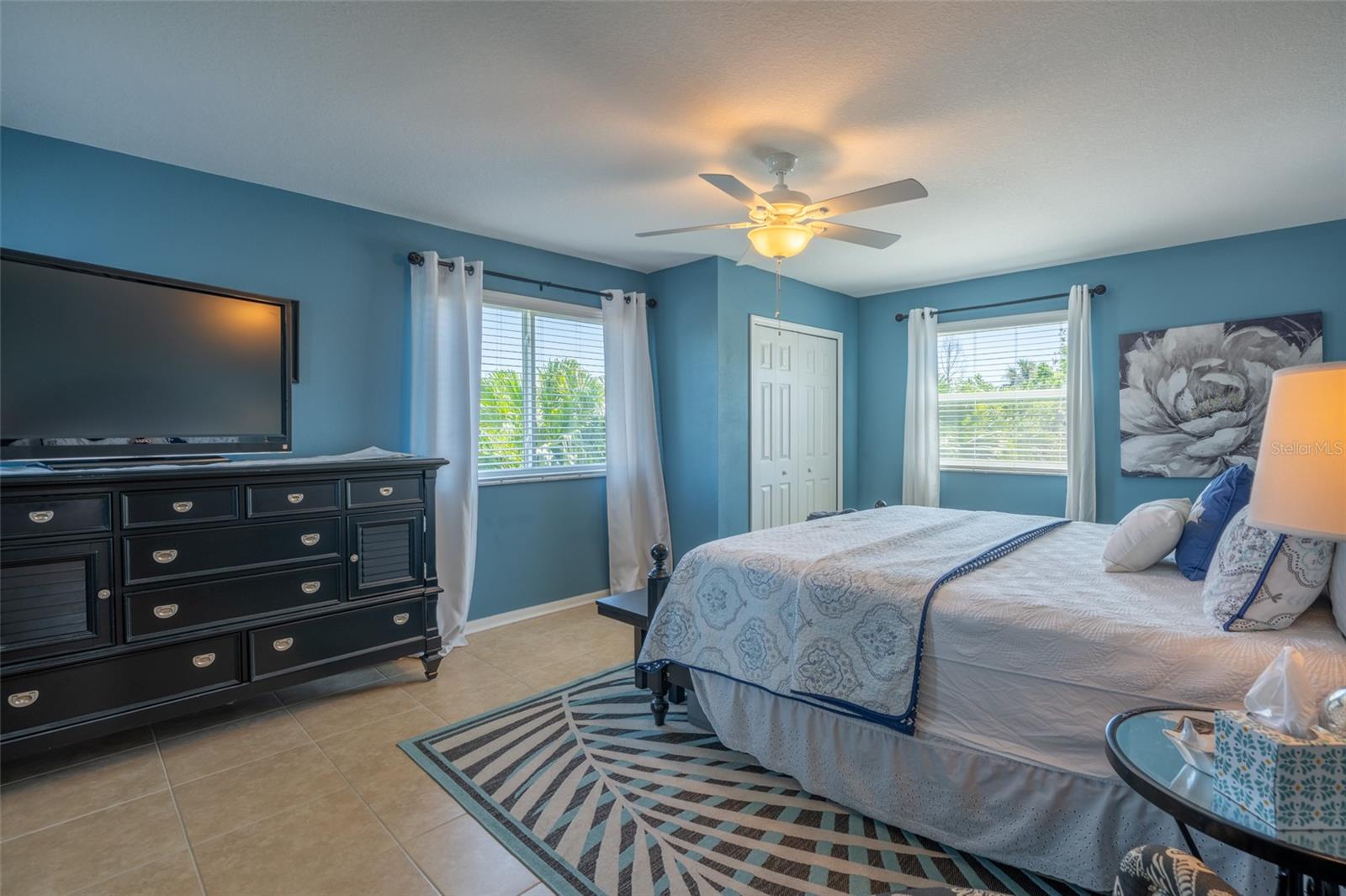 Bedroom #2 also has view of conservation area.