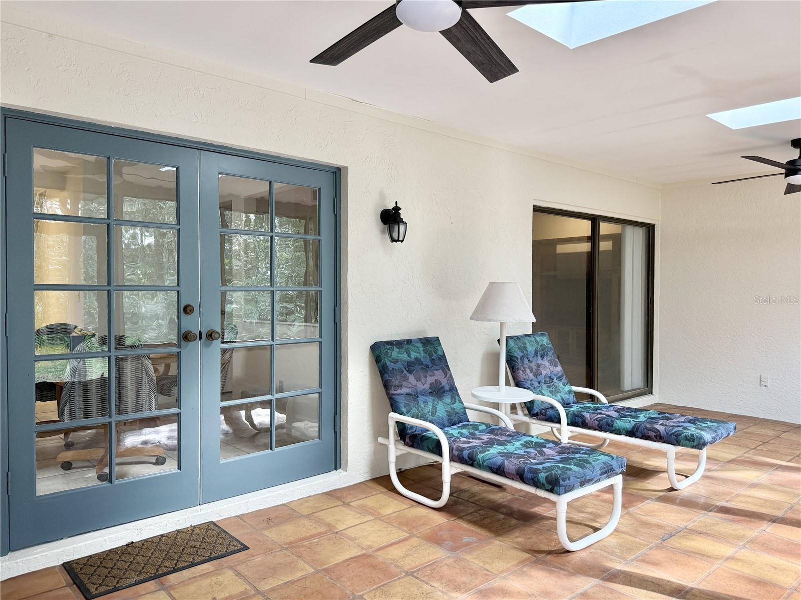 French Doors from Patio to Dinette Area