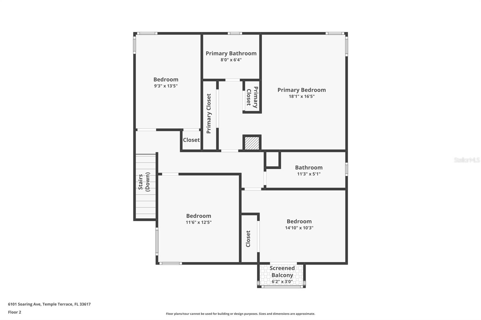 2nd Story Floor Plan