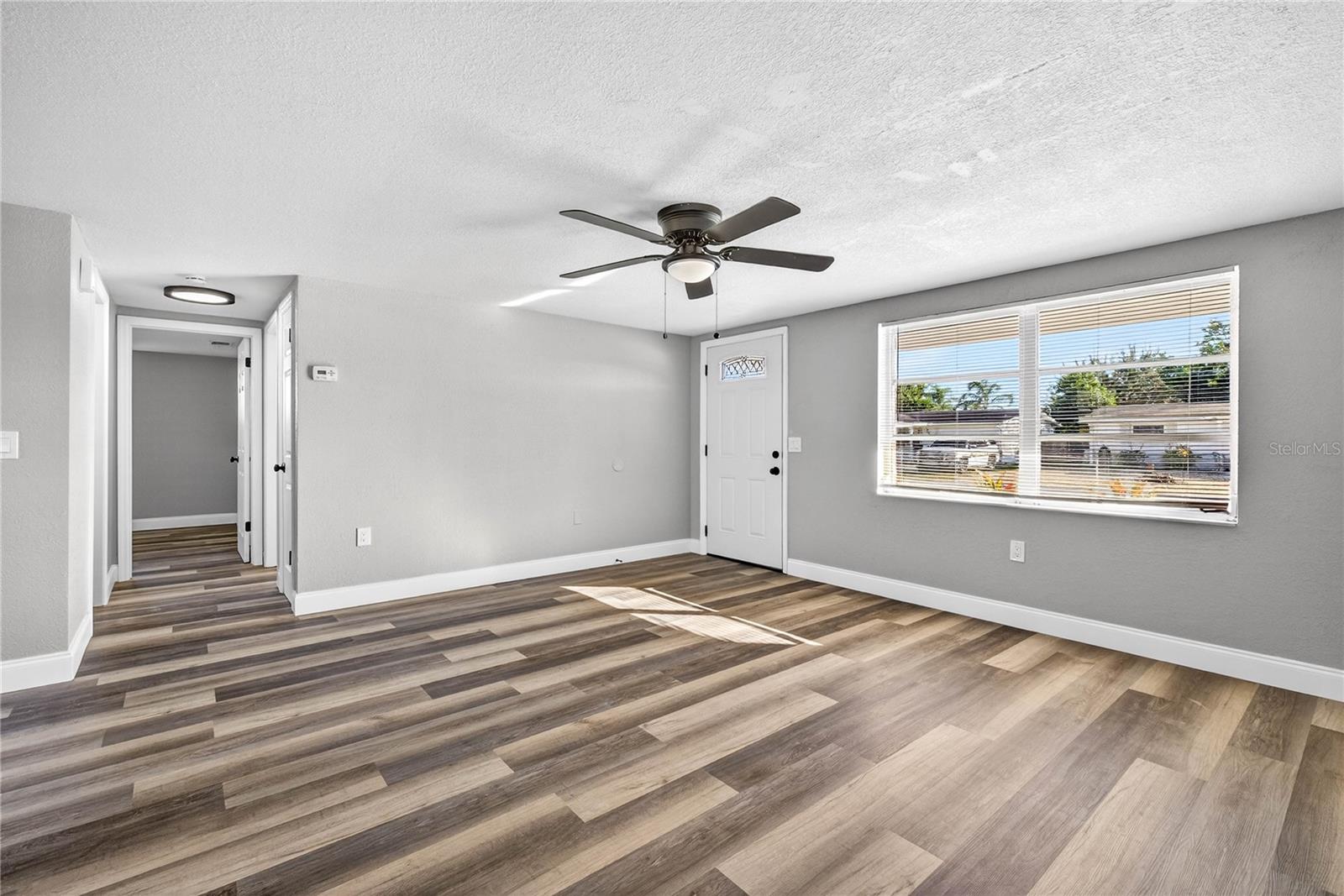 FRONT DOOR ENTRANCE; WINDOW FACING FRONT YARD
