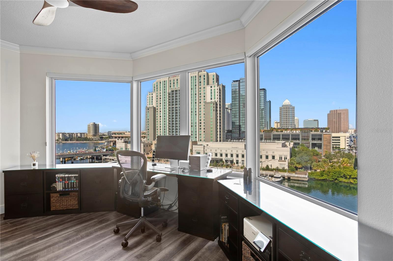 Wide views captured from both angles.