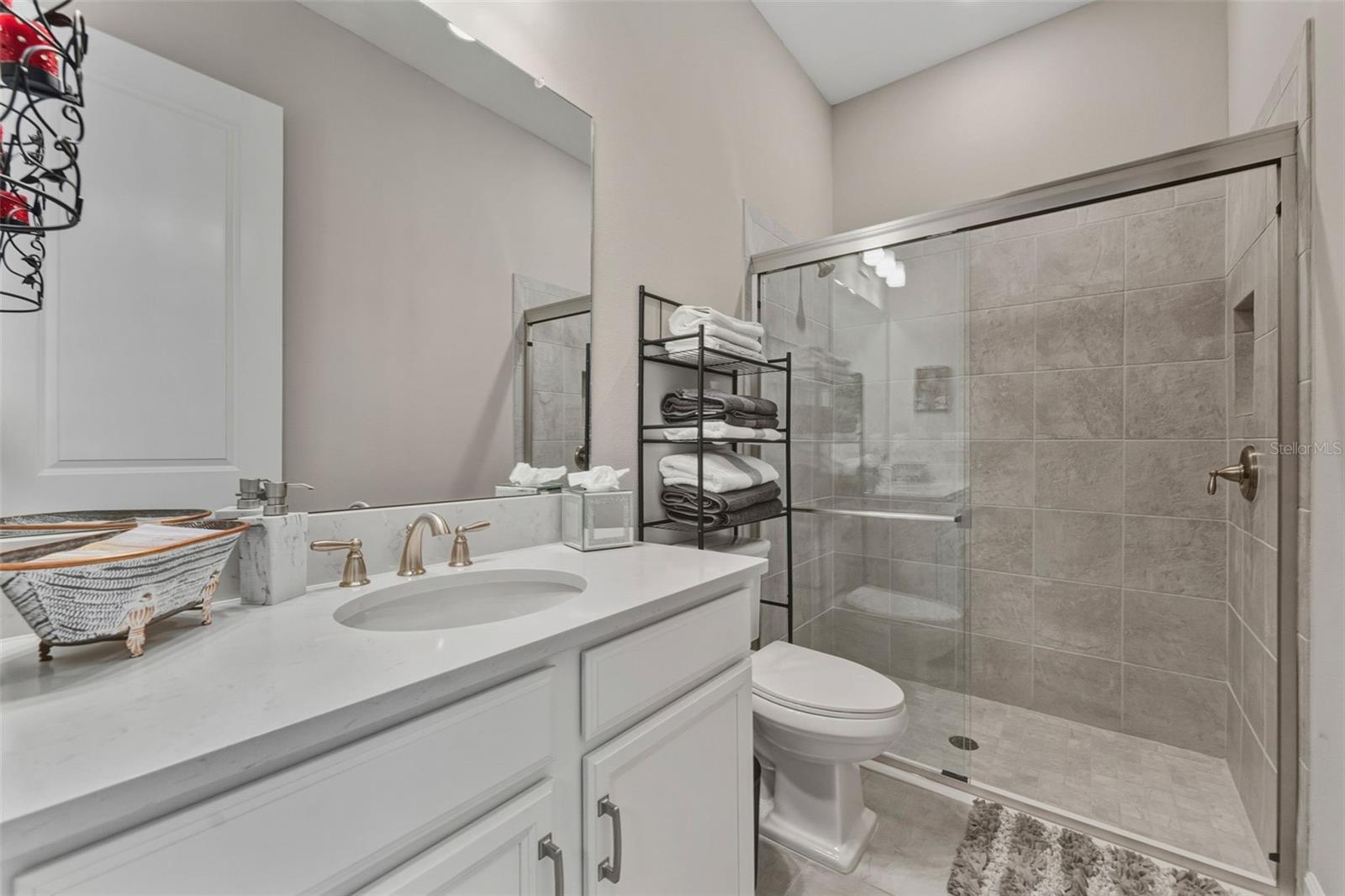 Bathroom 3 with a walk-in shower.