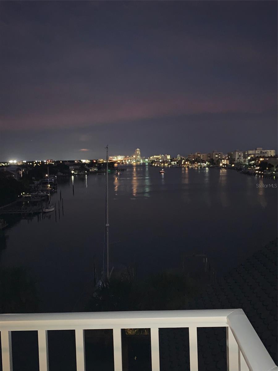 east facing night view