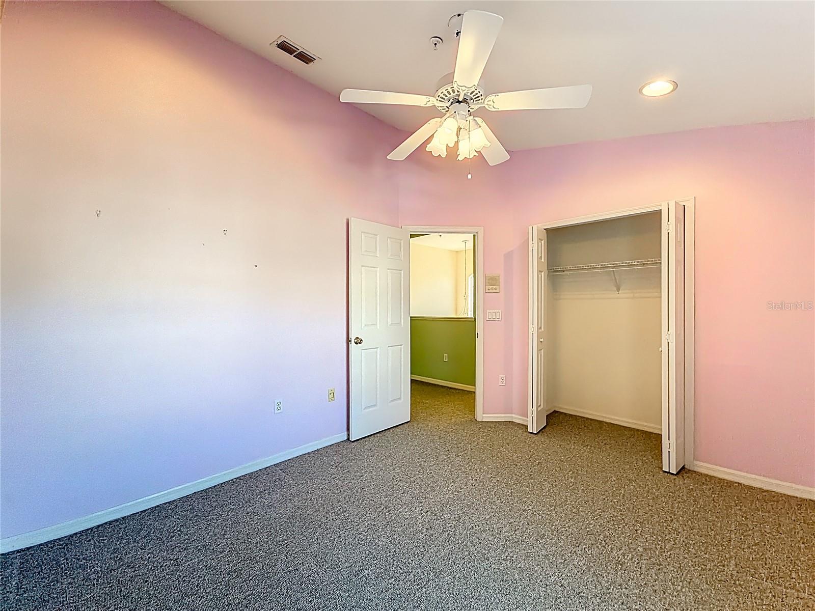 3rd bedroom, easily accommodates a queen bed