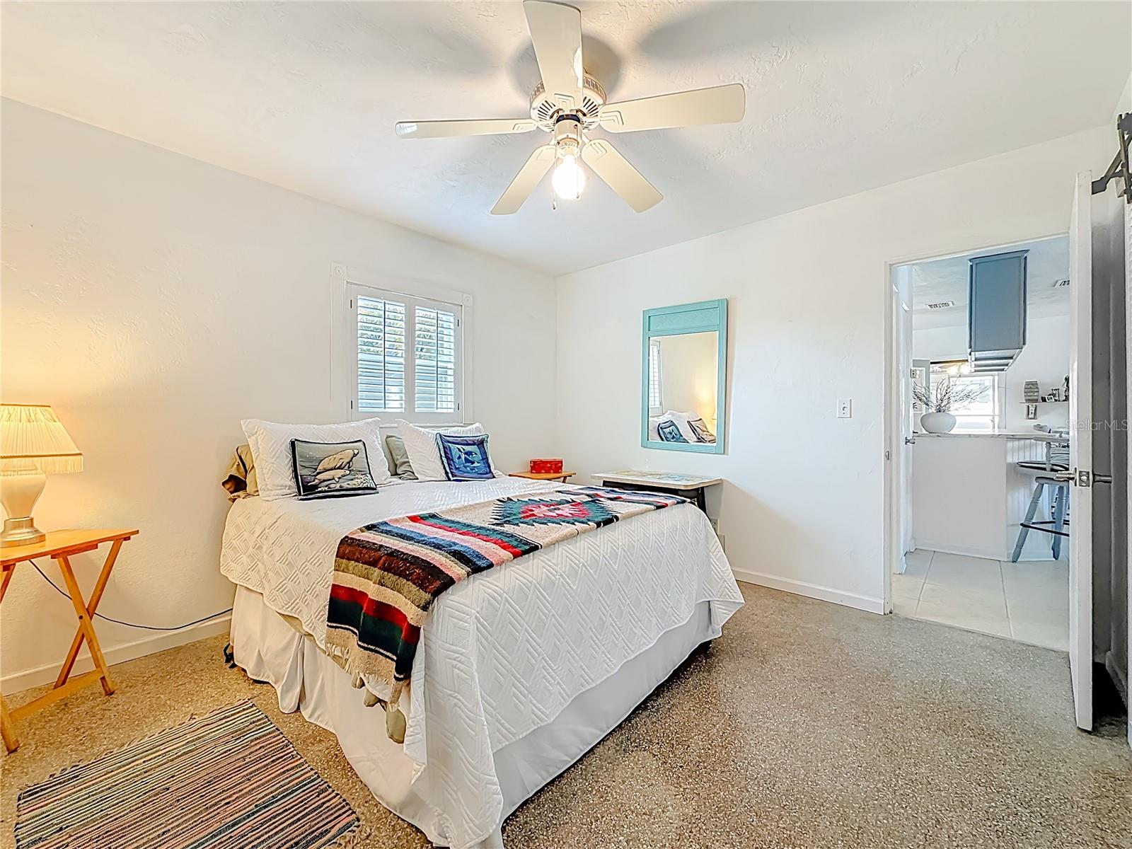 This is one of the 2 bedrooms in this lovely home.