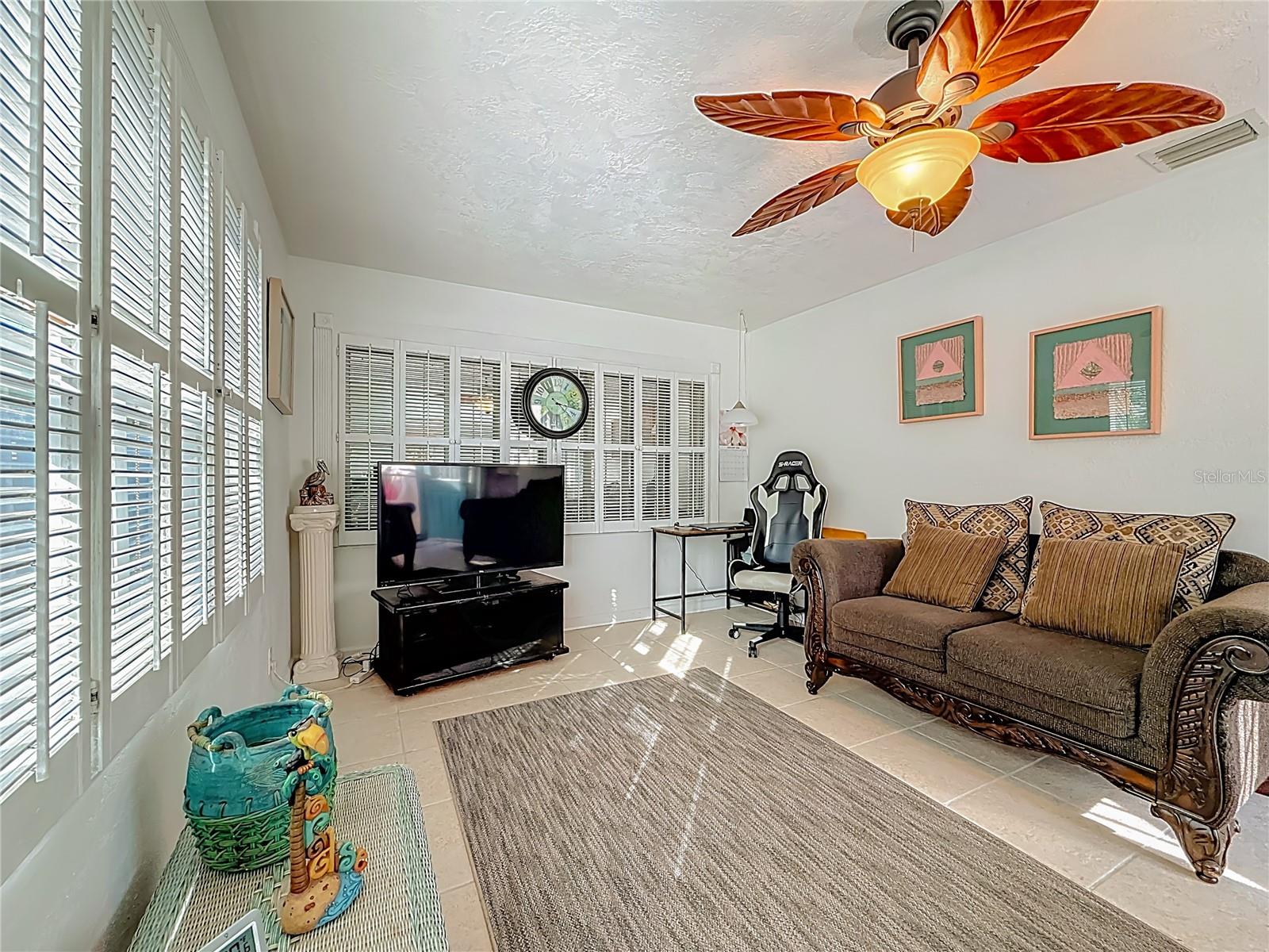 This is another view of the family or Florida room in the back of the home.