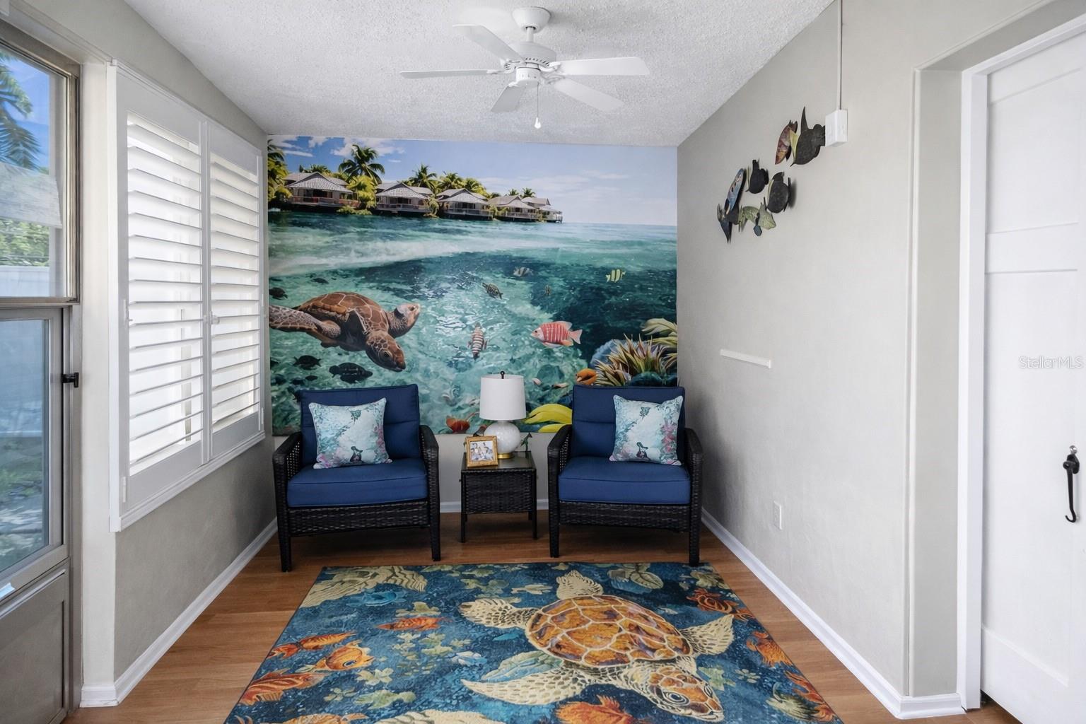 Second room with access to back patio