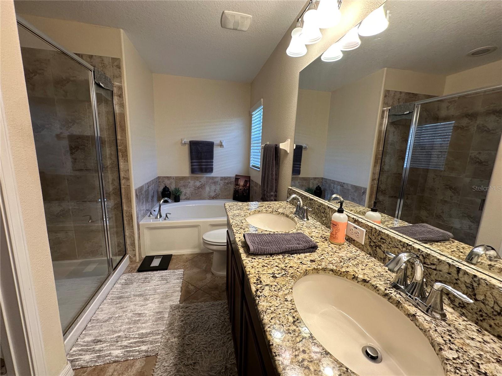 Master Bathroom with walk in closet