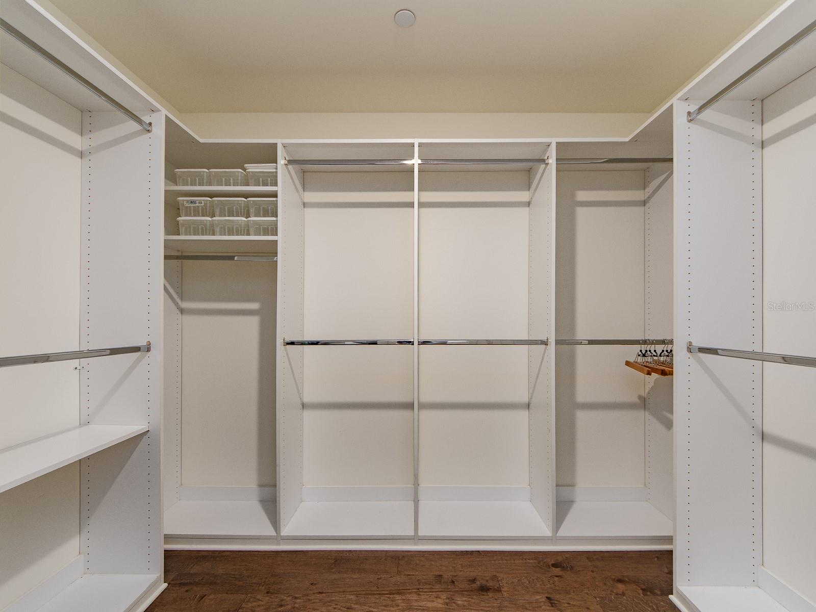 walk in closet finished