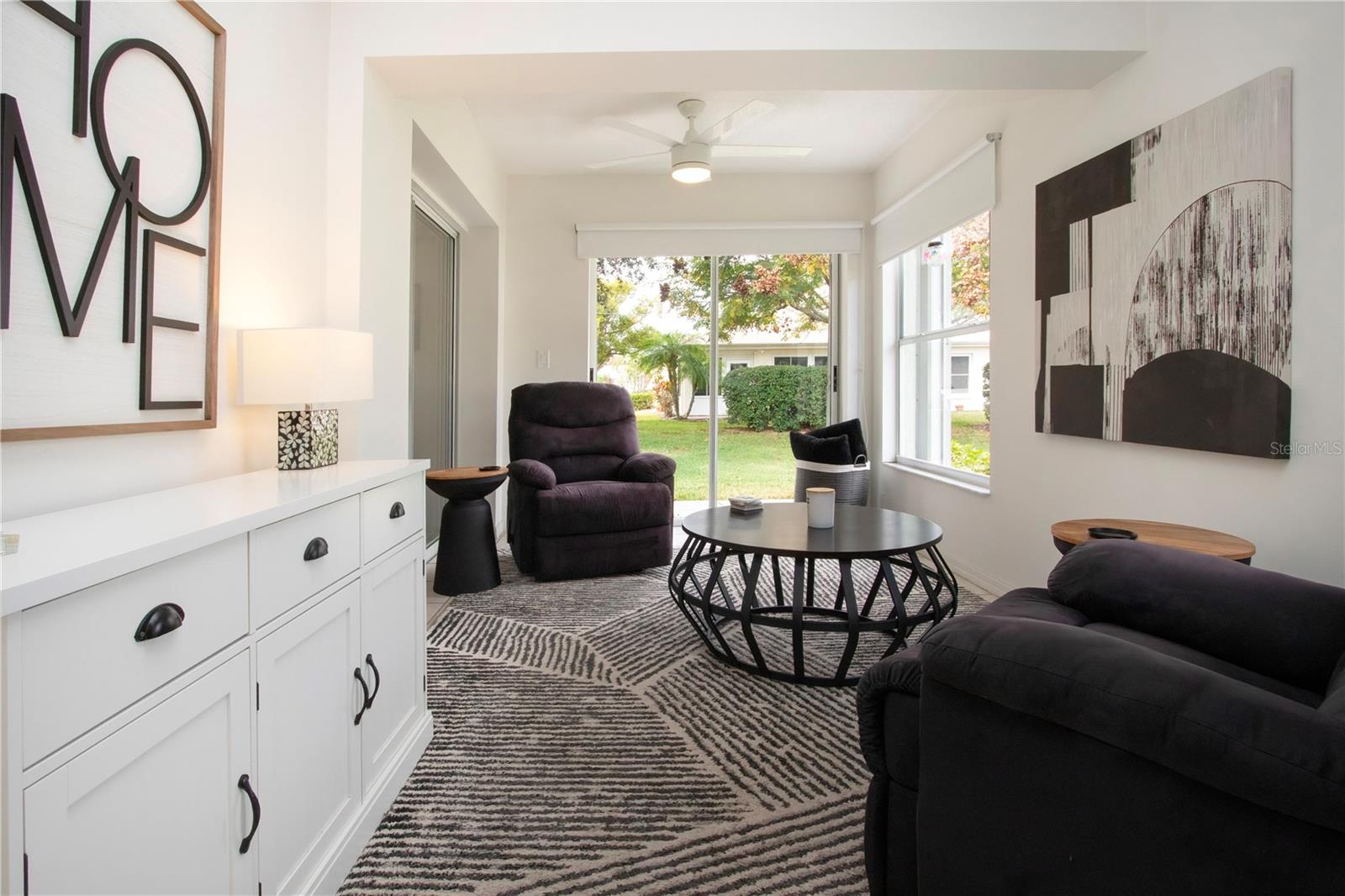 Florida room under air