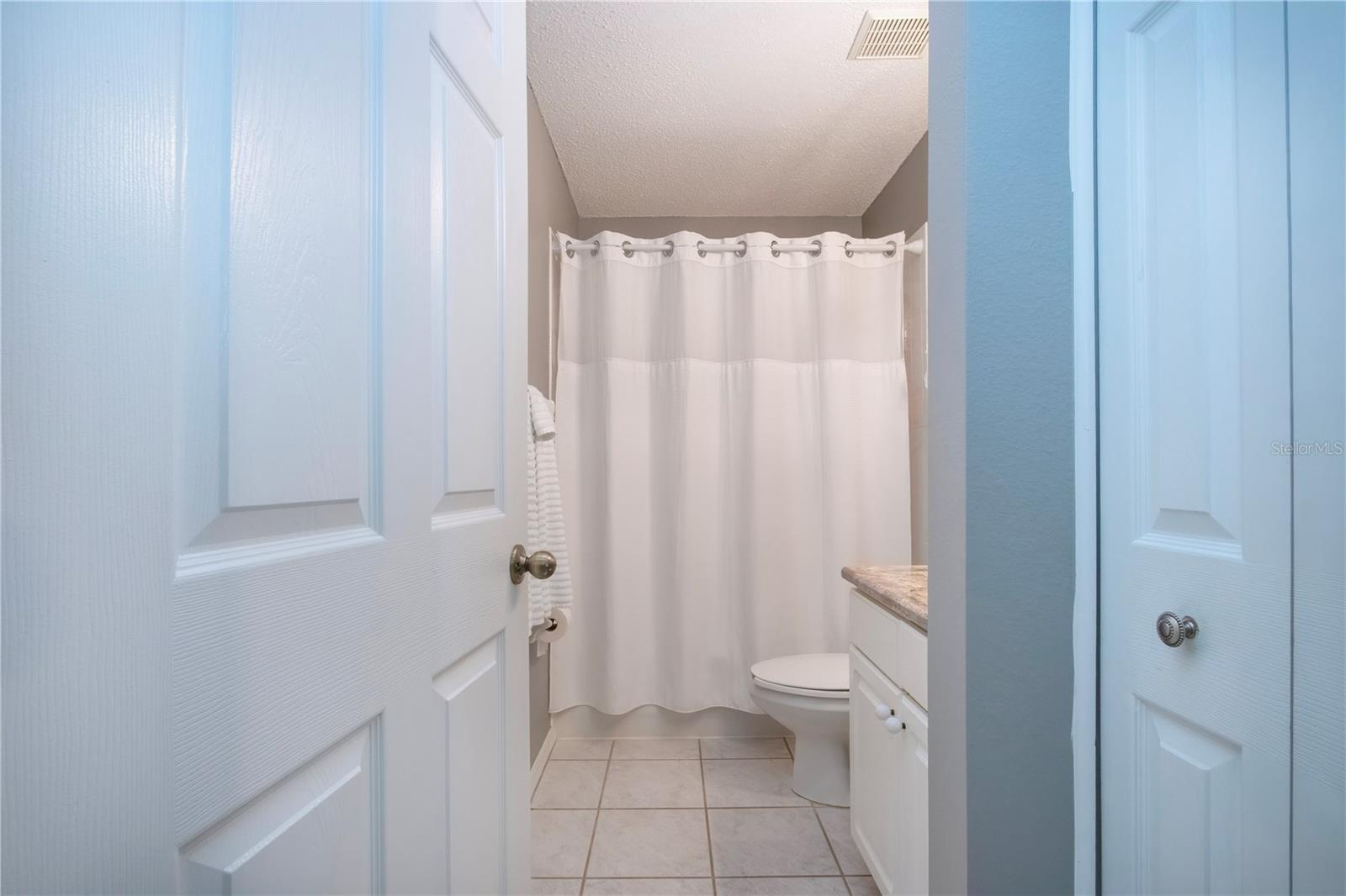 Entrance to guest bathroom