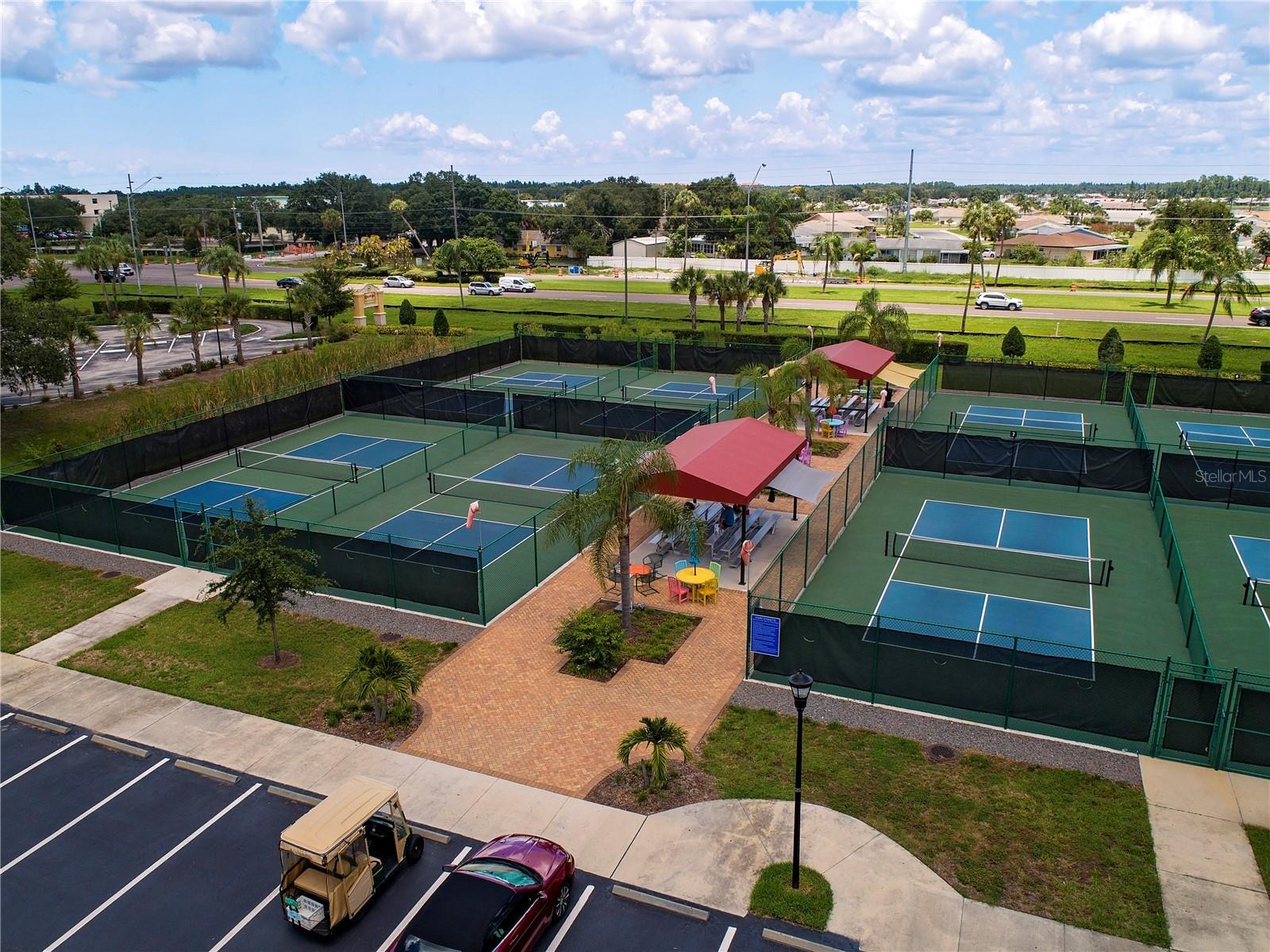 Tennis courts