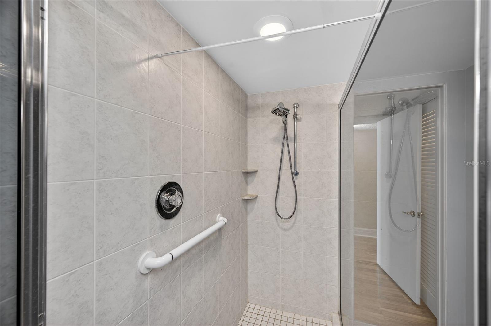 Huge shower in primary bathroom