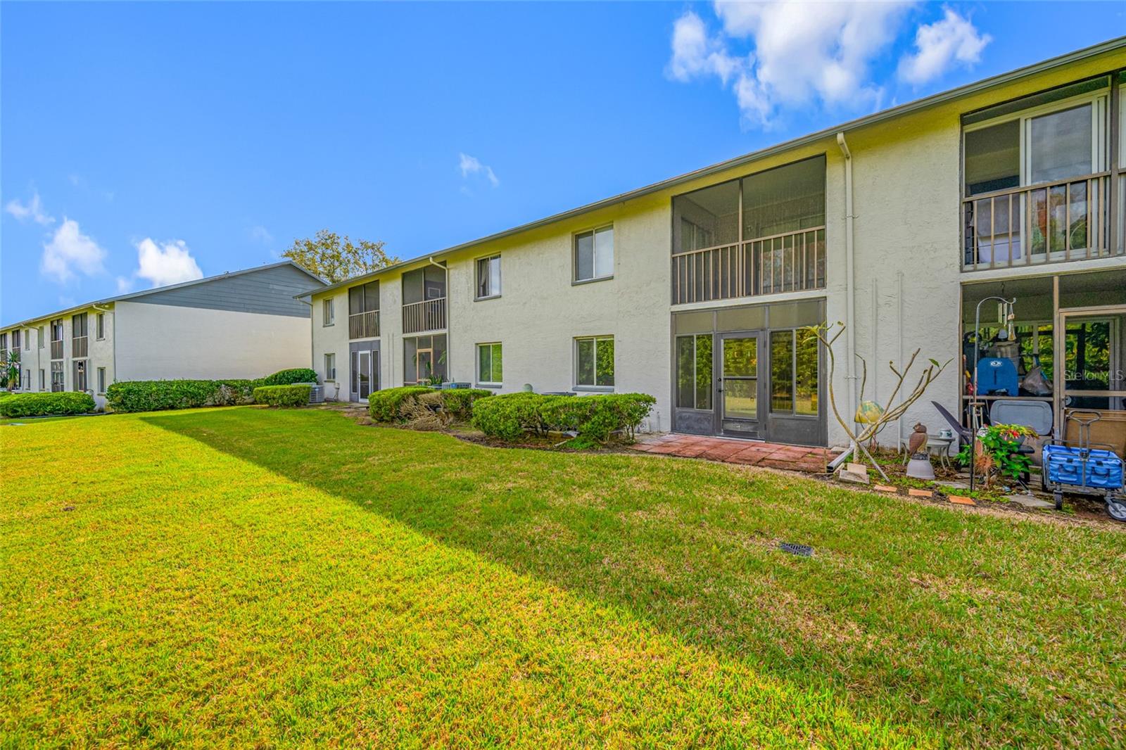 Green space at back of unit