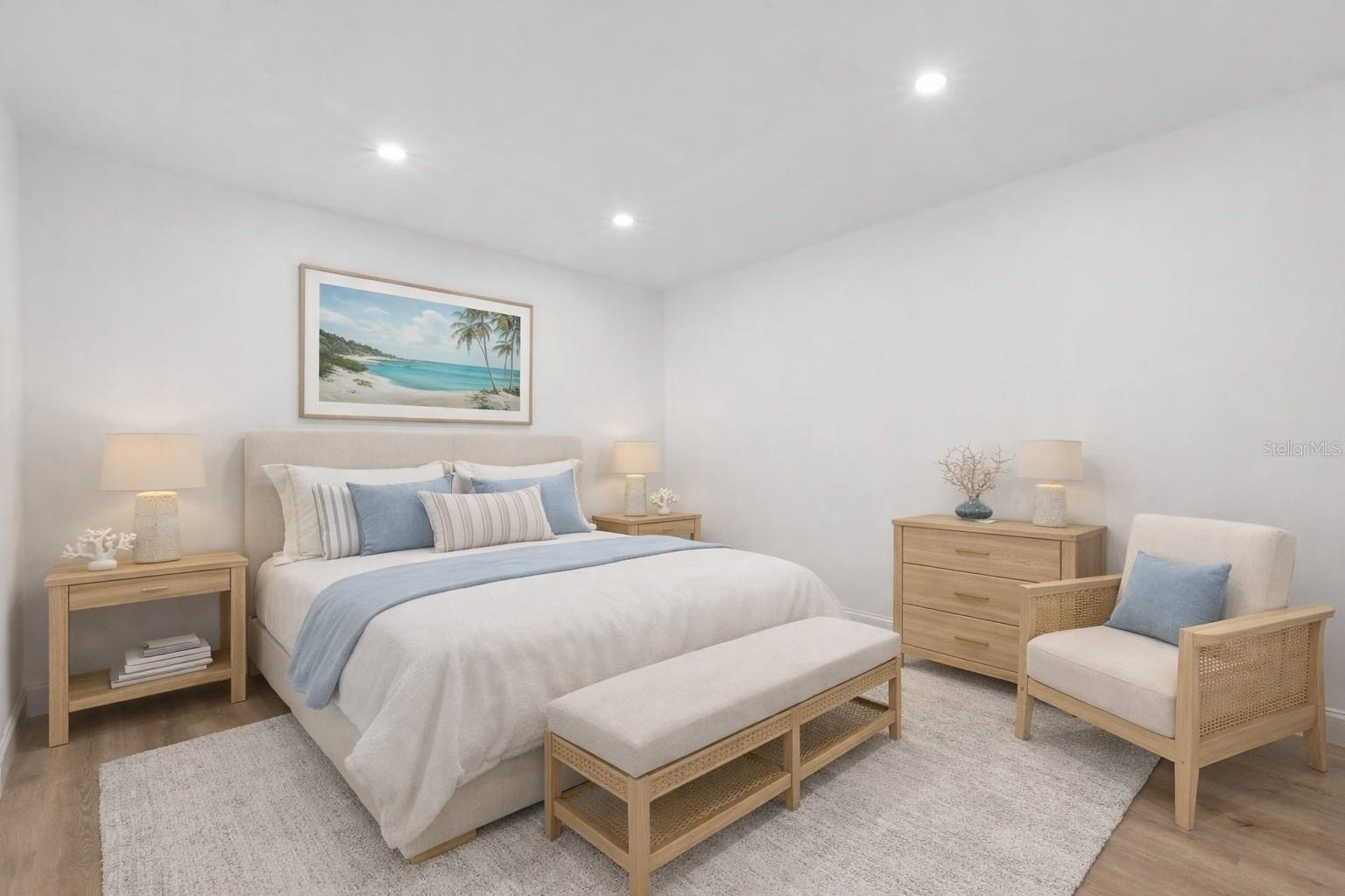 Virtual Staging - Guest bedroom also has its own en suite bathroom