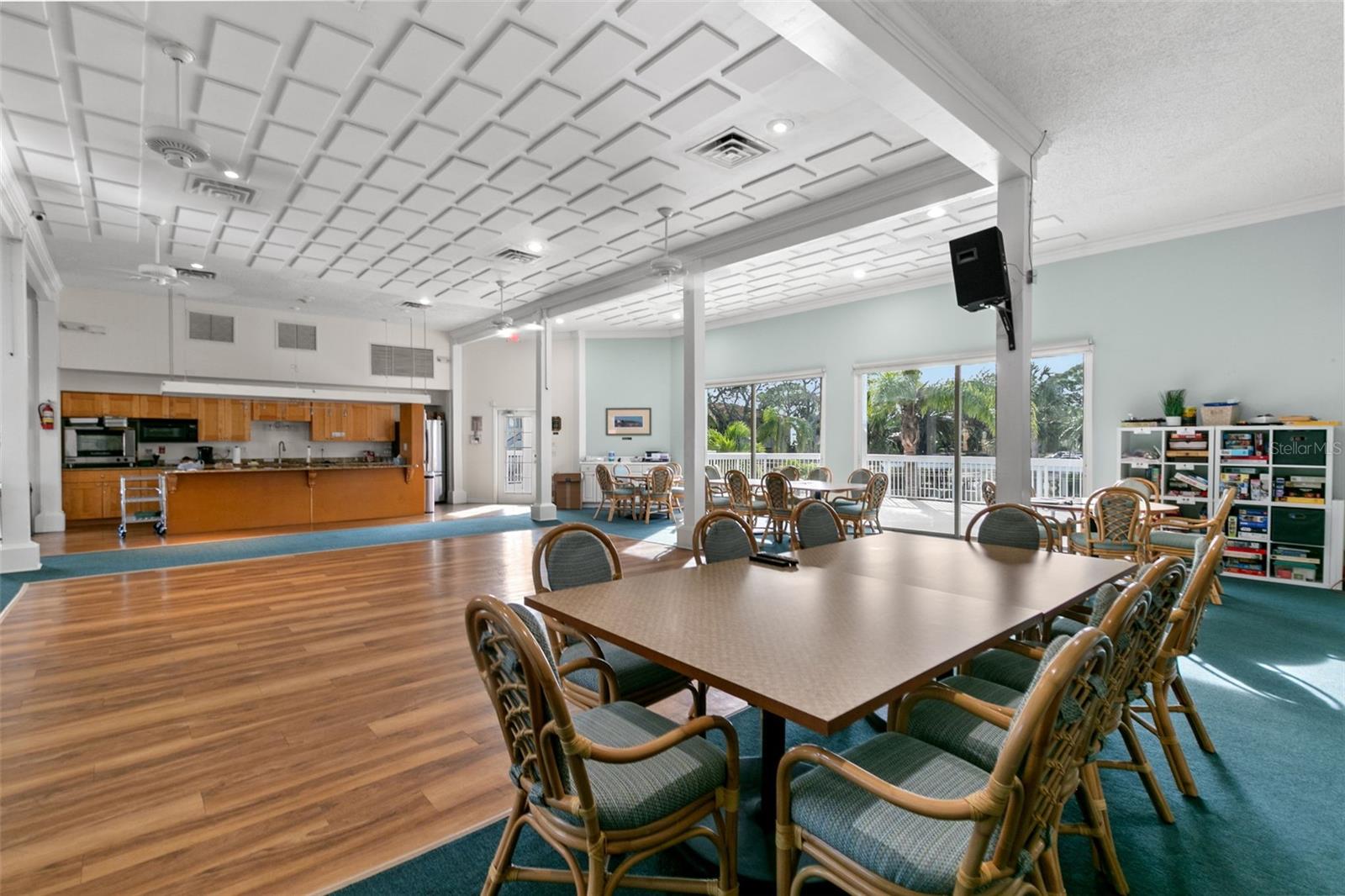 Clubhouse with space for private parties and community events
