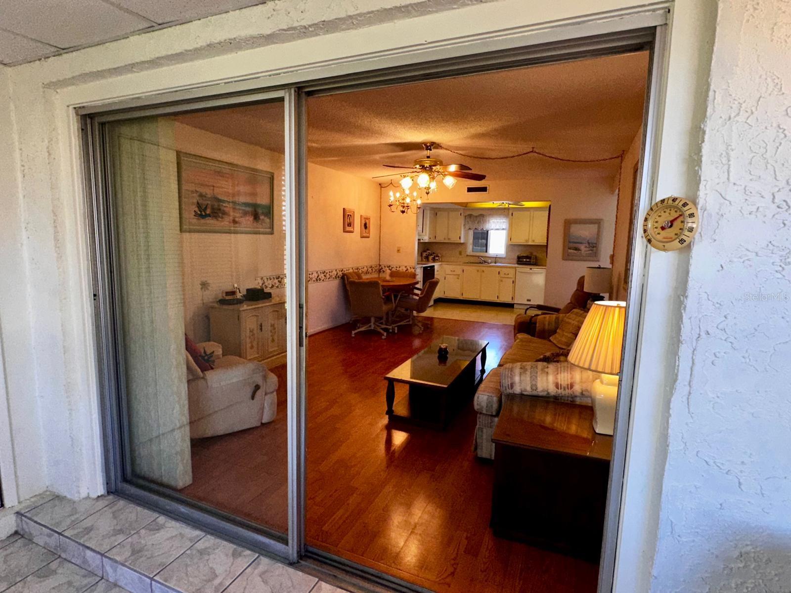 Living Room view from Porch