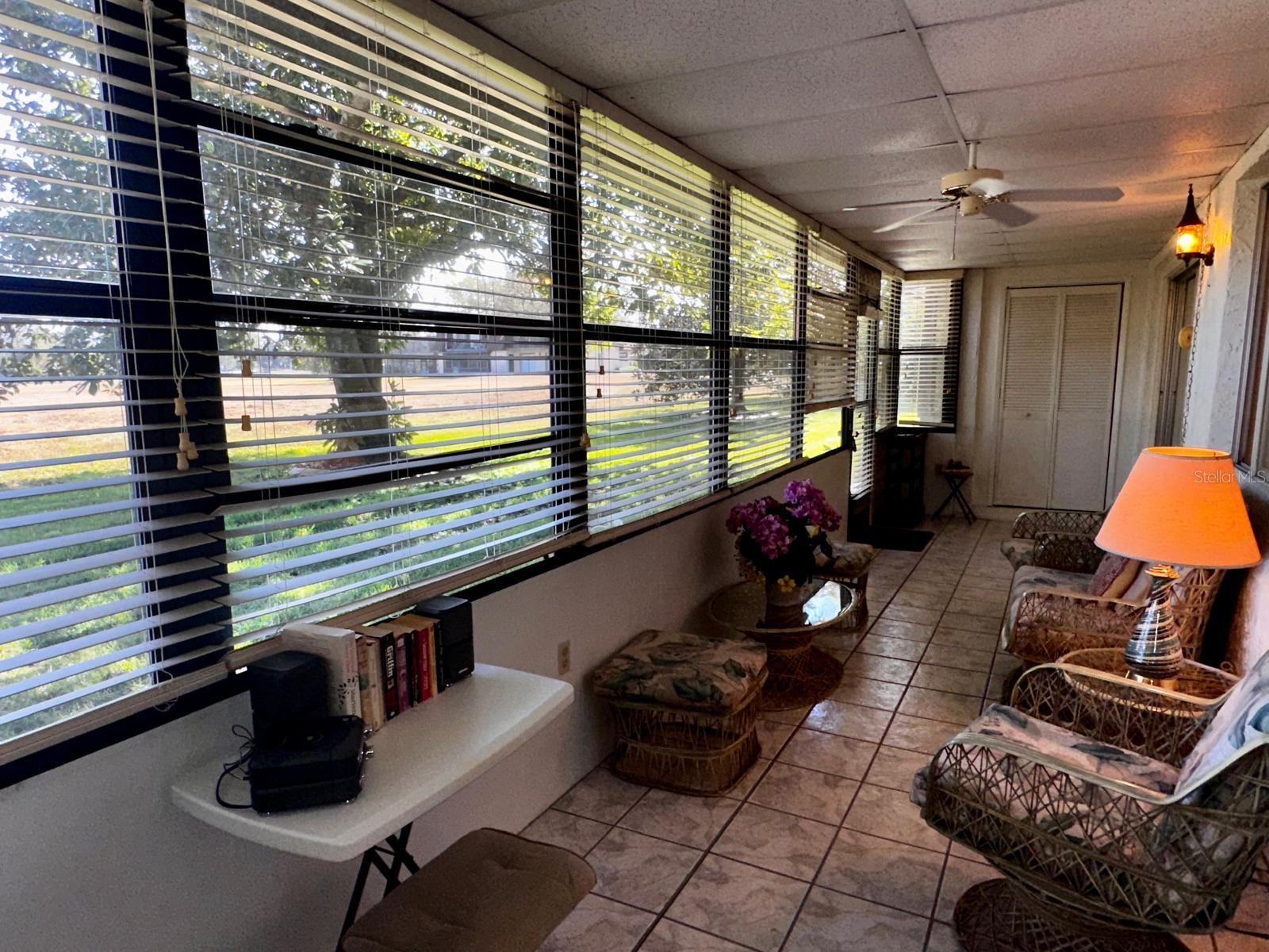Enclosed Porch with Peaceful Nature Views