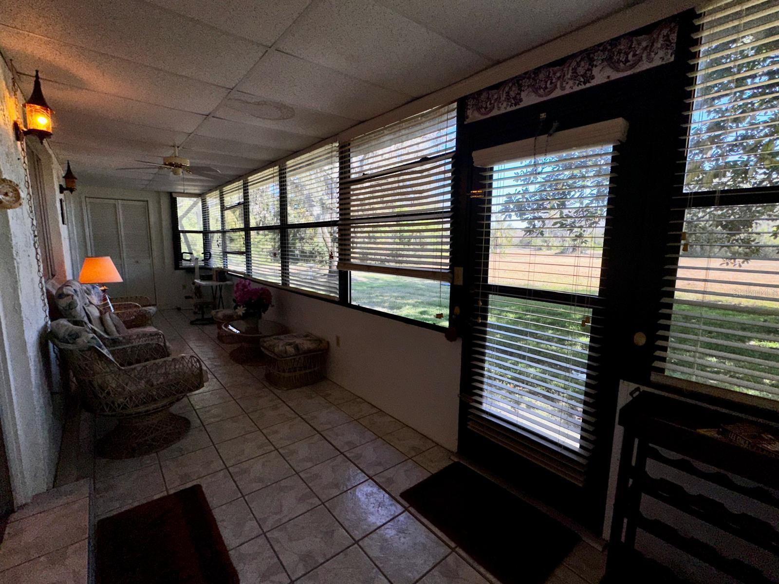 Enclosed Porch with Peaceful Nature Views