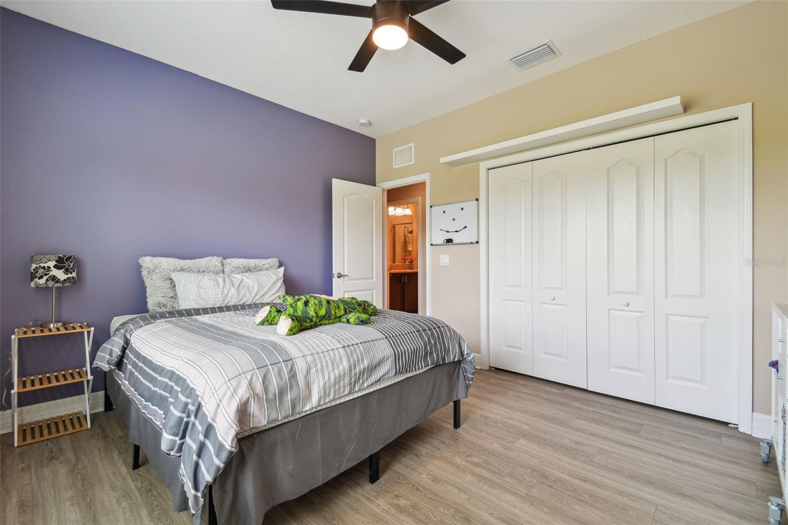 Bedroom 4 with a nice sized wall closet.