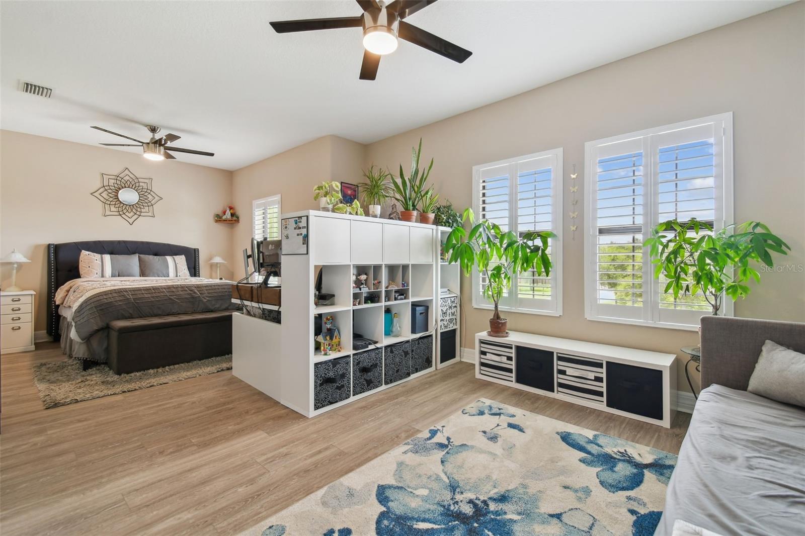 The 3rd bedroom is actually a double-sized bedroom with a full walk-in closet.